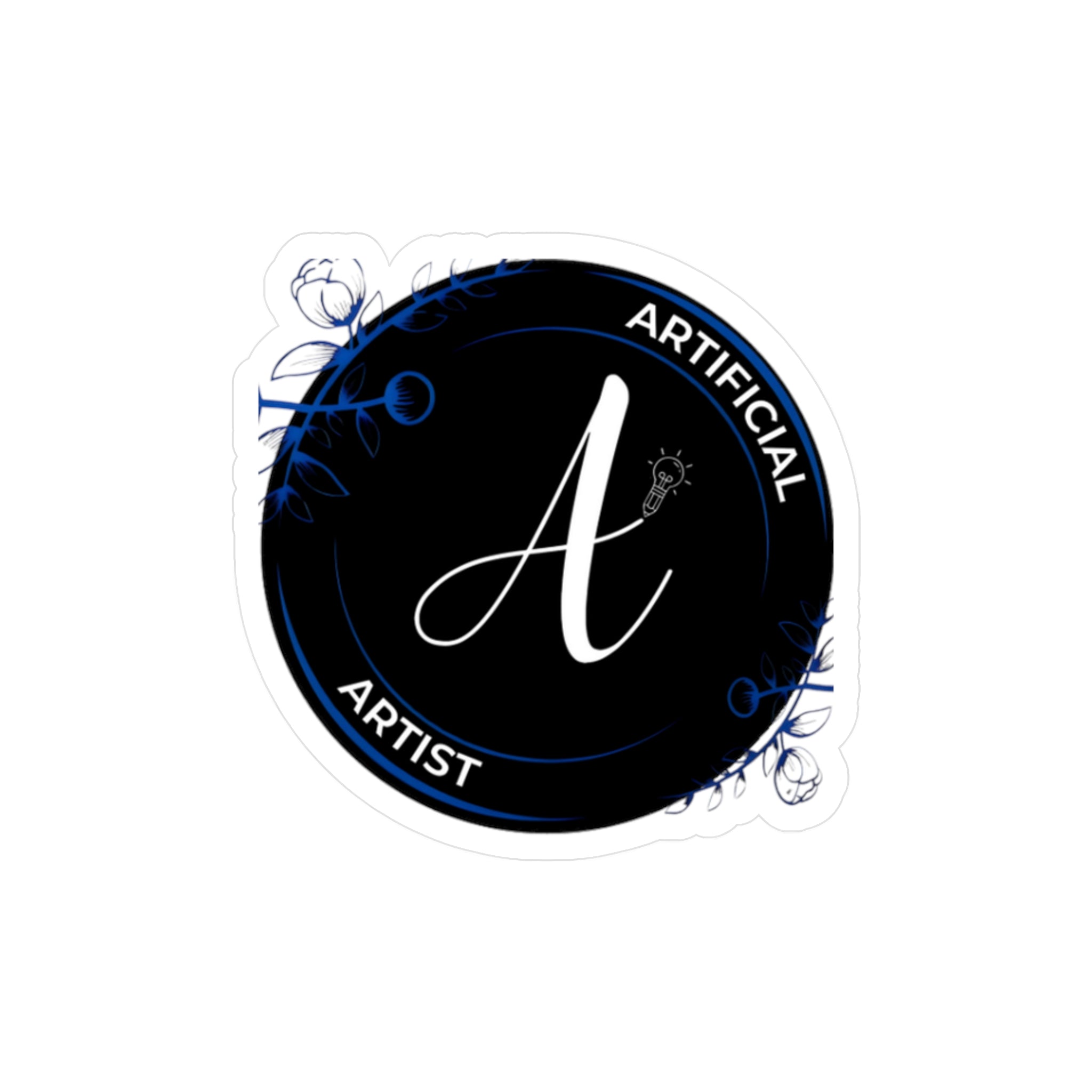 Waterproof white vinyl decal featuring kiss-cut design, 3” x 4”, UV resistant, by Printify