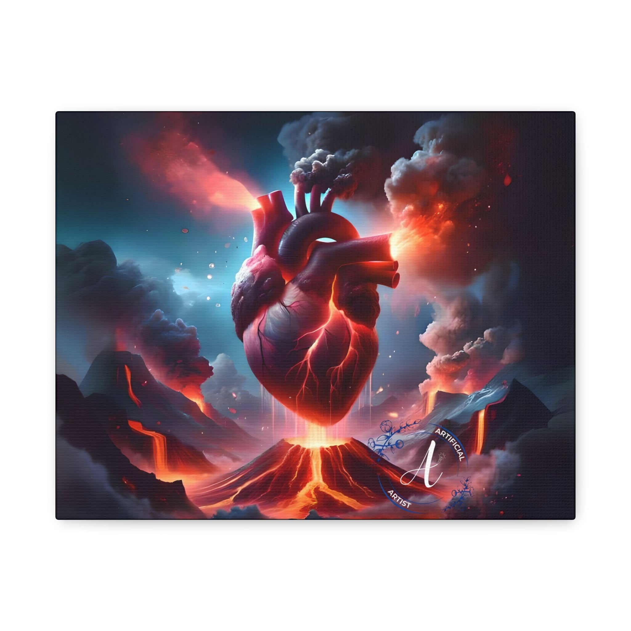 Emotions Erupt - Canvas Gallery Wraps