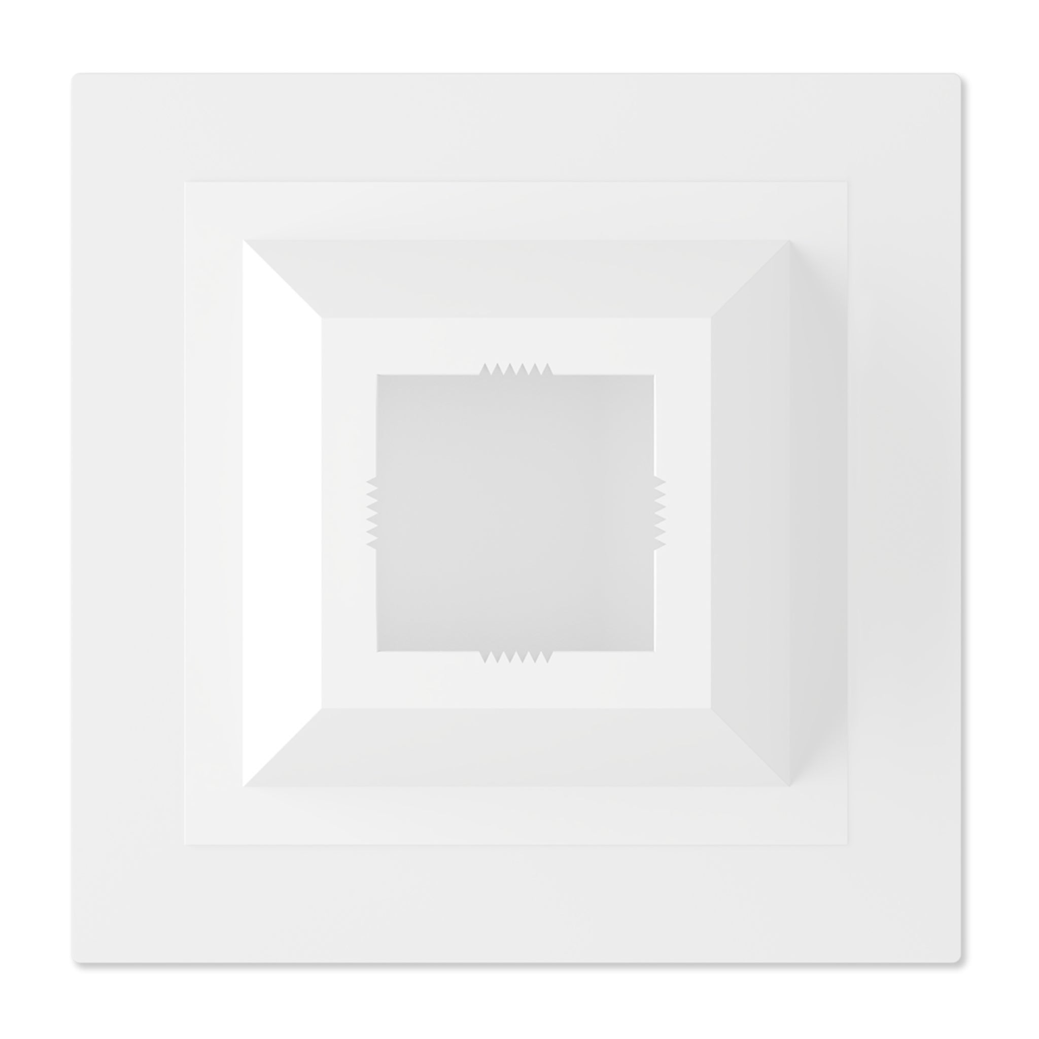 Glossy sunset rainbow acrylic print, 12x12 square wall art by Printify, vibrant colors for home decor.