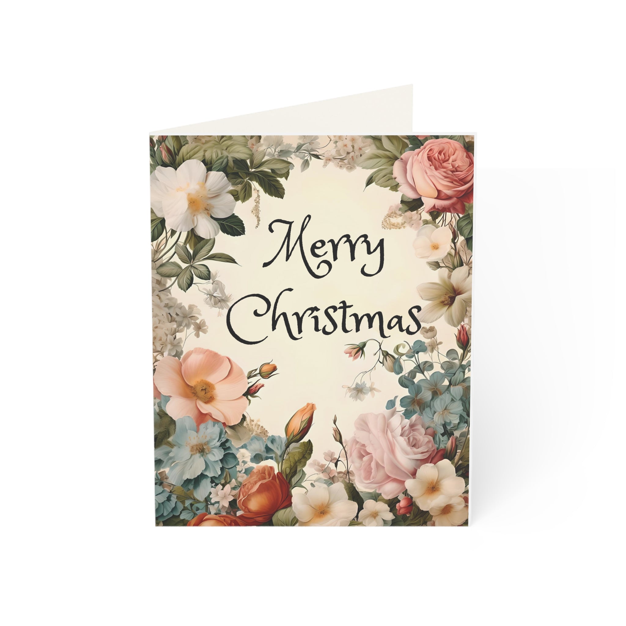 Double-sided artistic Christmas card in vibrant colors by Artificial Artist, featuring holiday designs on 270gsm paper.
