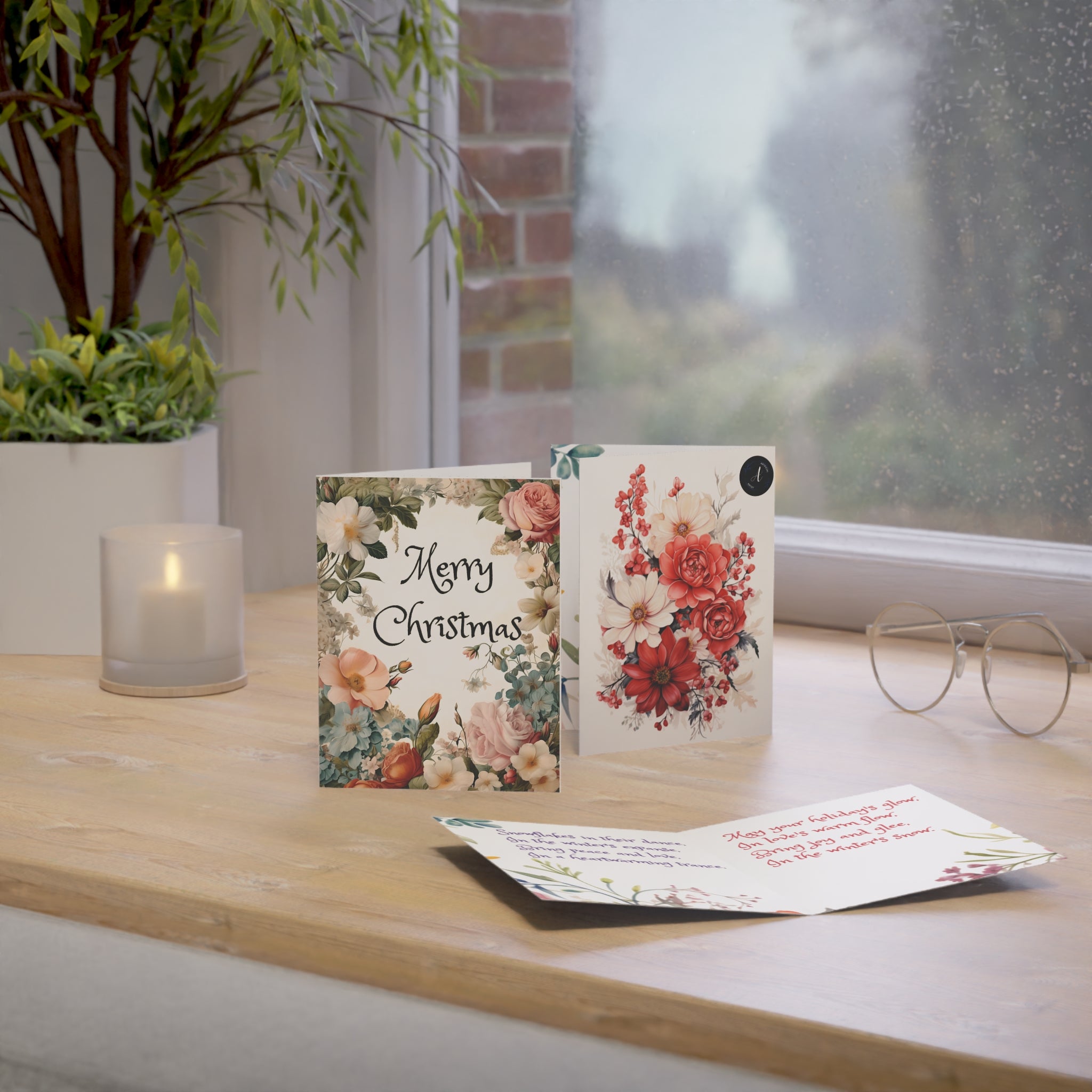 Artistic Christmas Cards - Double-Sided Holiday Greeting Cards