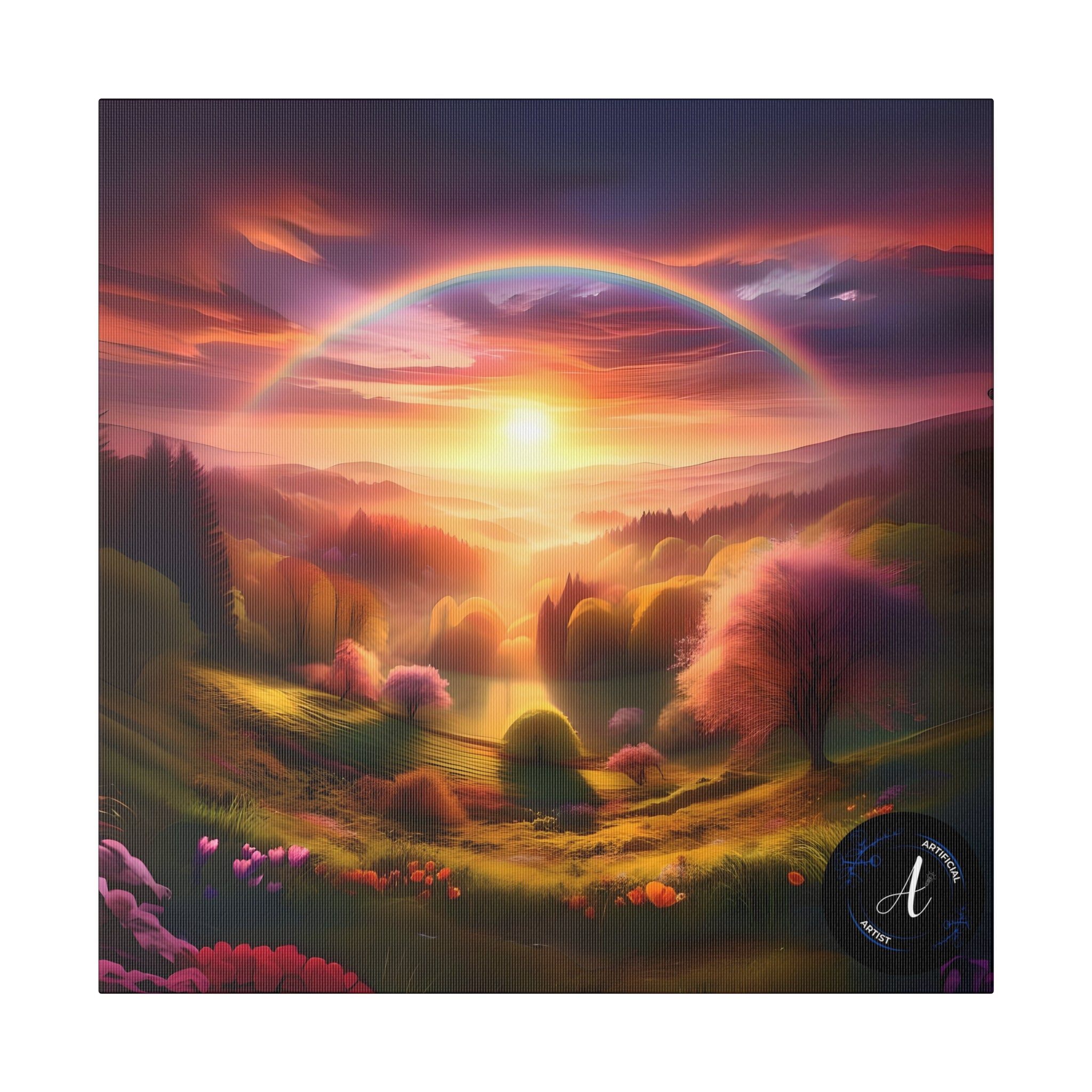 Sunset Rainbow - Canvas