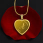 Polished stainless steel heart necklace with custom engraved pendant, presented in a gift box by Artificial Artist