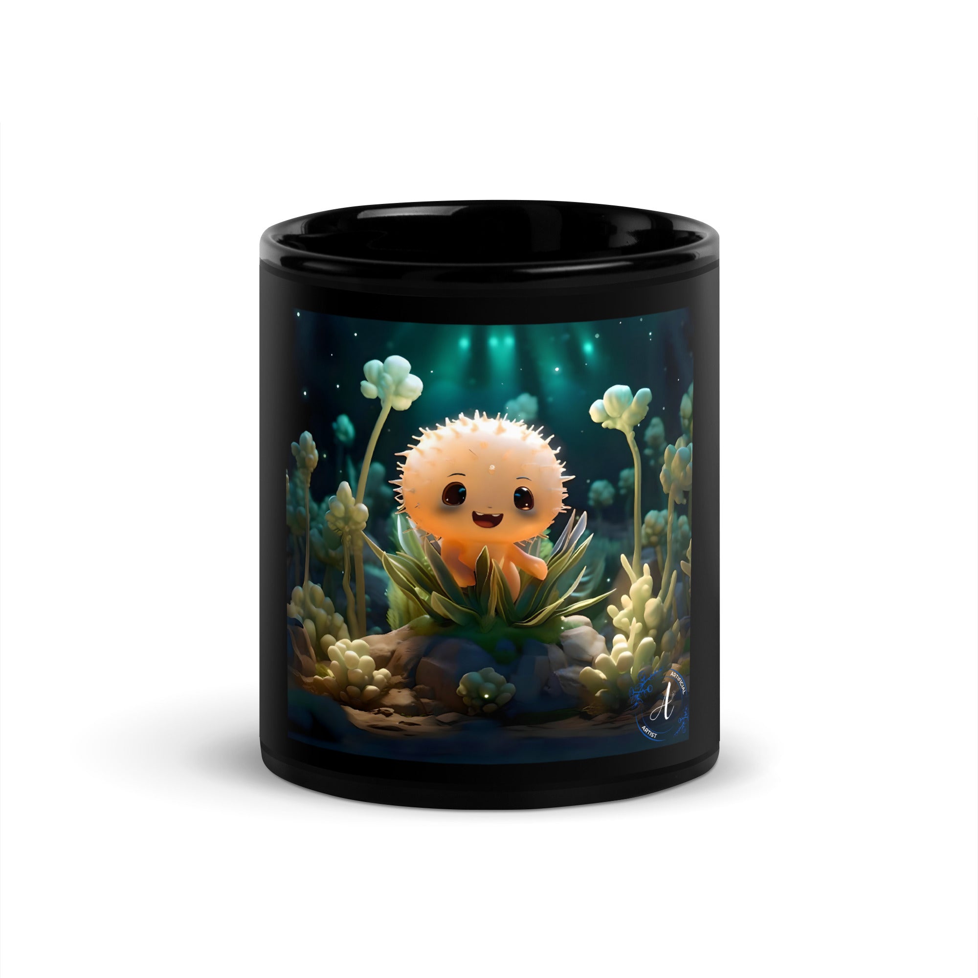 Black Glossy Ceramic Mug - 11oz & 15oz Coffee Tea Cup