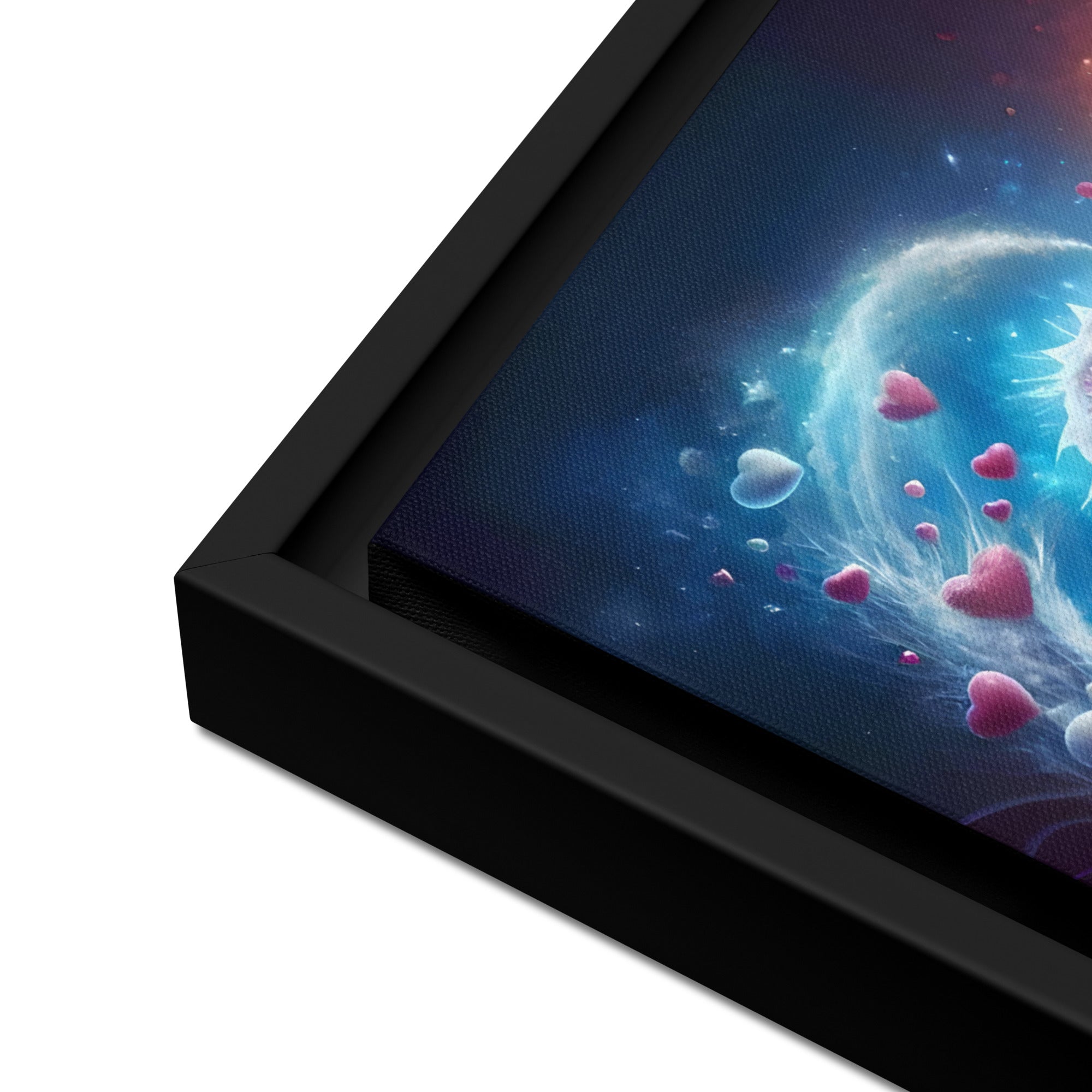 Heart's Revival canvas wall art by Artificial Artist, 16x16 size, vibrant colors, ready to hang, fade-resistant print.