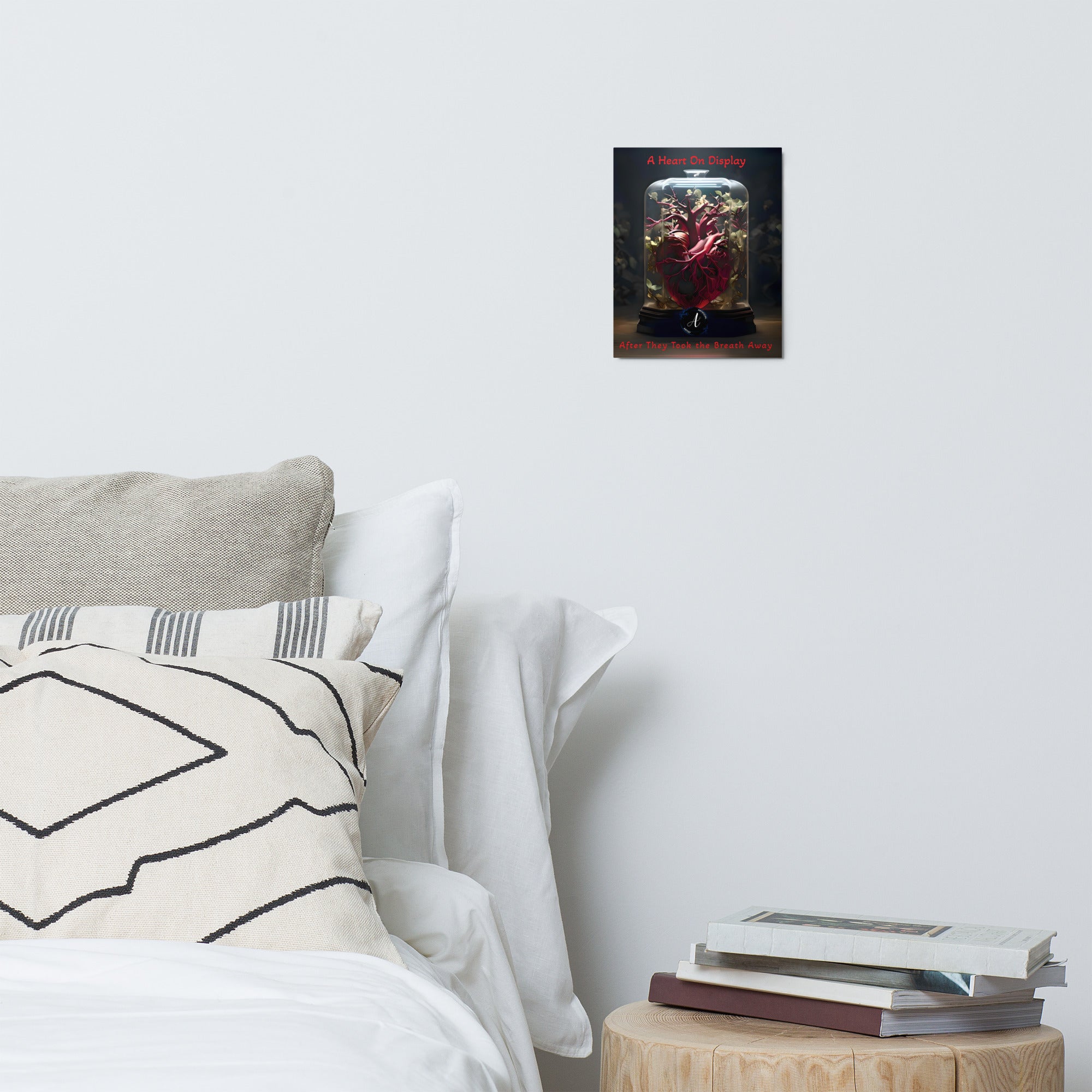 Heart on Display - Metal Print - 8x10"