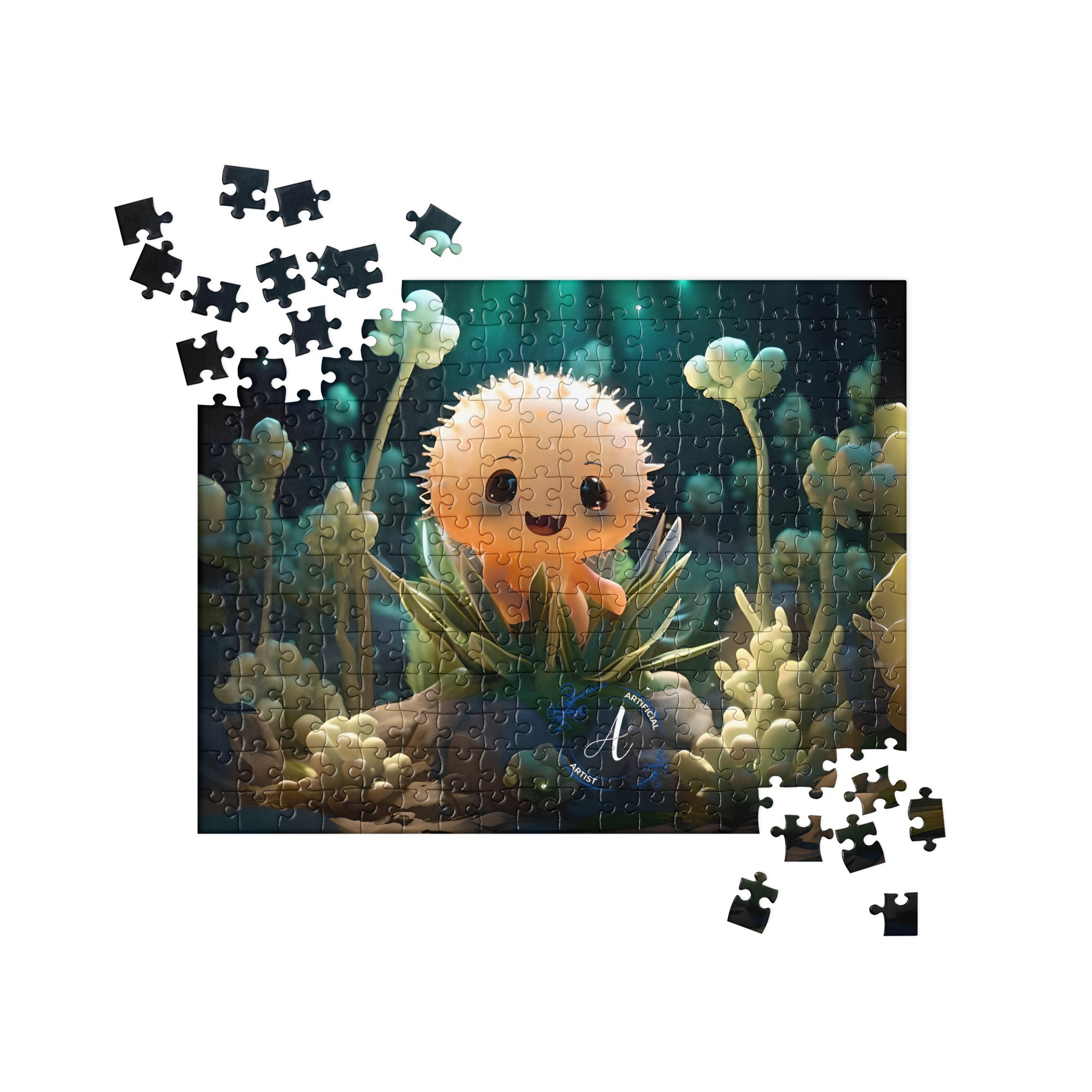 Starry Cactus Jigsaw Puzzle - 252/520 Pieces HD Art Puzzle