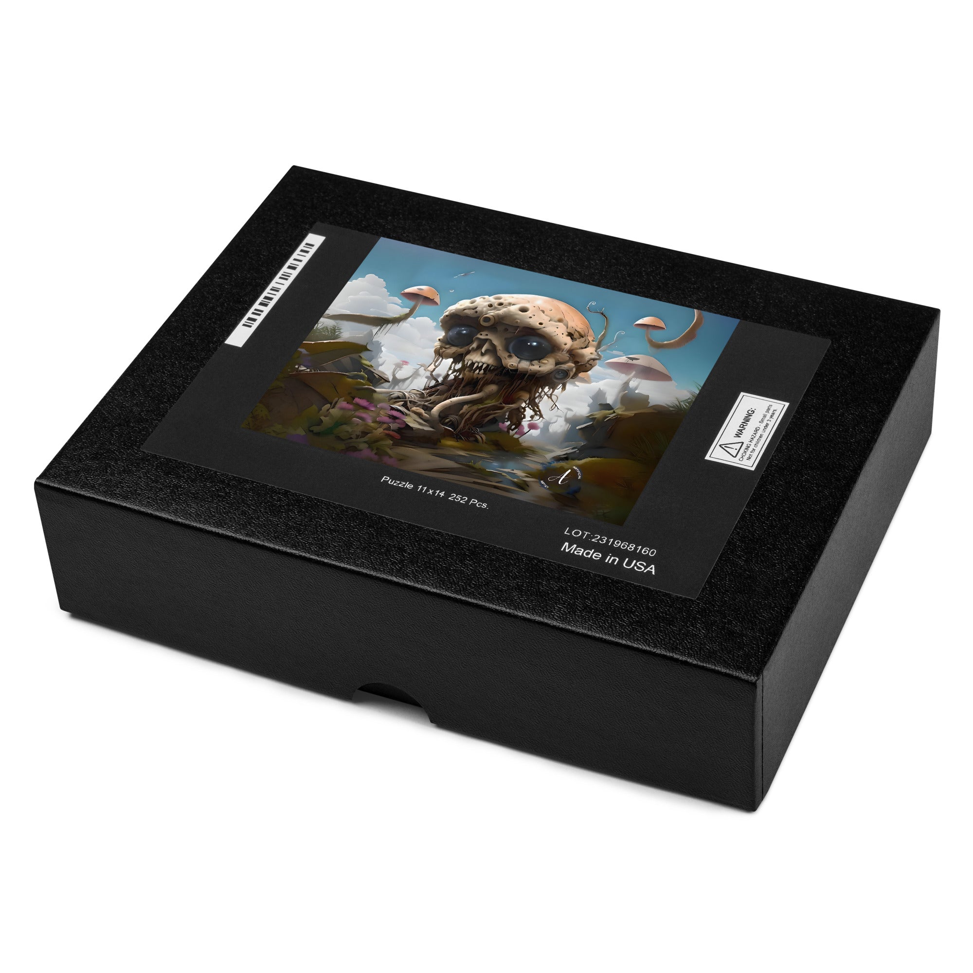 Vibrant alien model jigsaw puzzle with 252 or 520 pieces by Artificial Artist