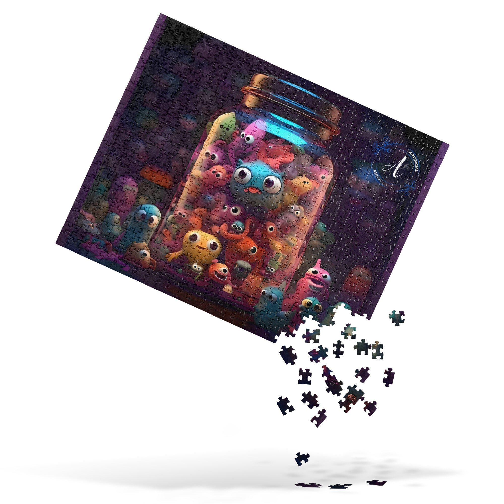 High-definition art jigsaw puzzle by Artificial Artist, featuring vibrant colors, available in 252 or 520 pieces.