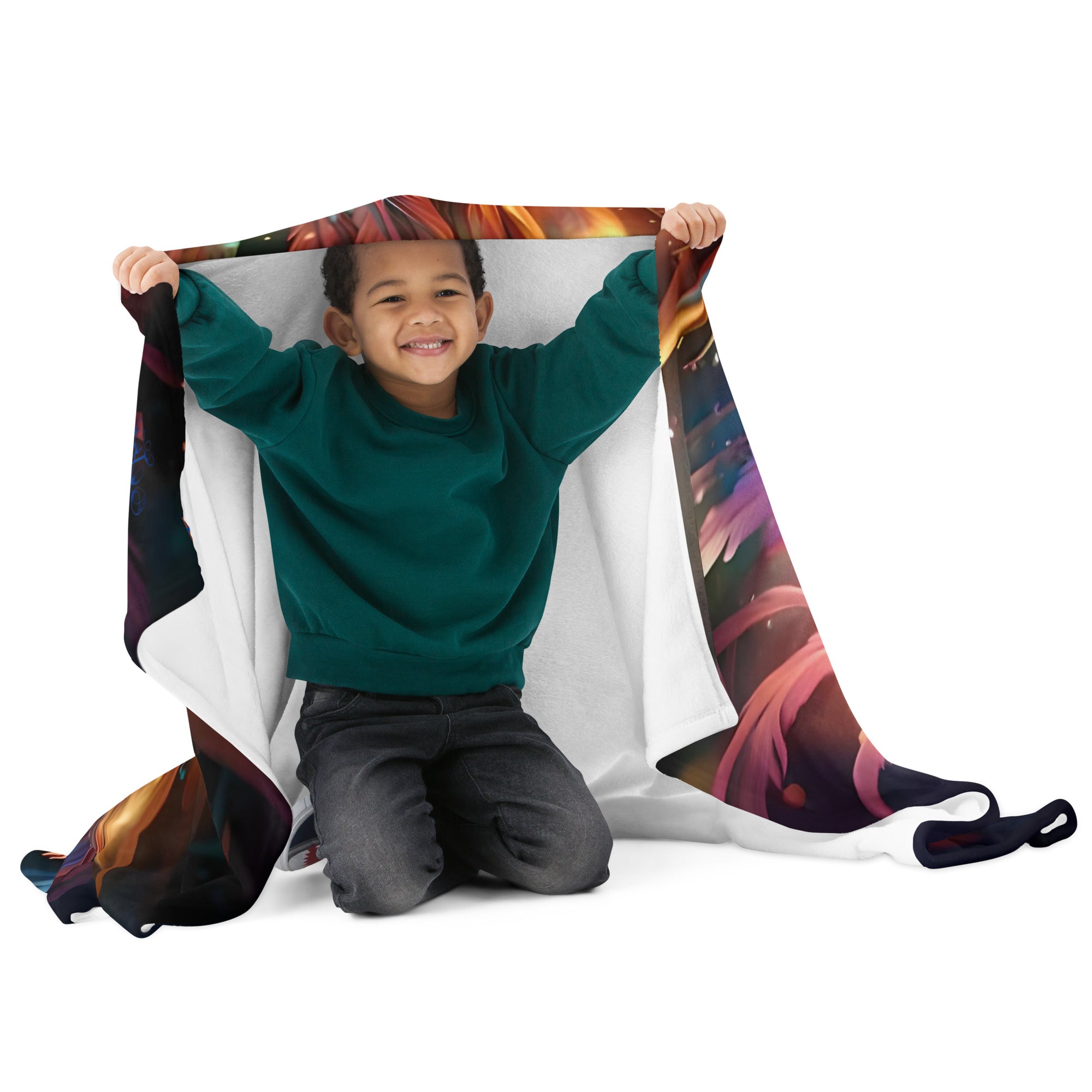 Phoenix Throw Blanket - Soft Polyester Silk Touch - Machine Washable