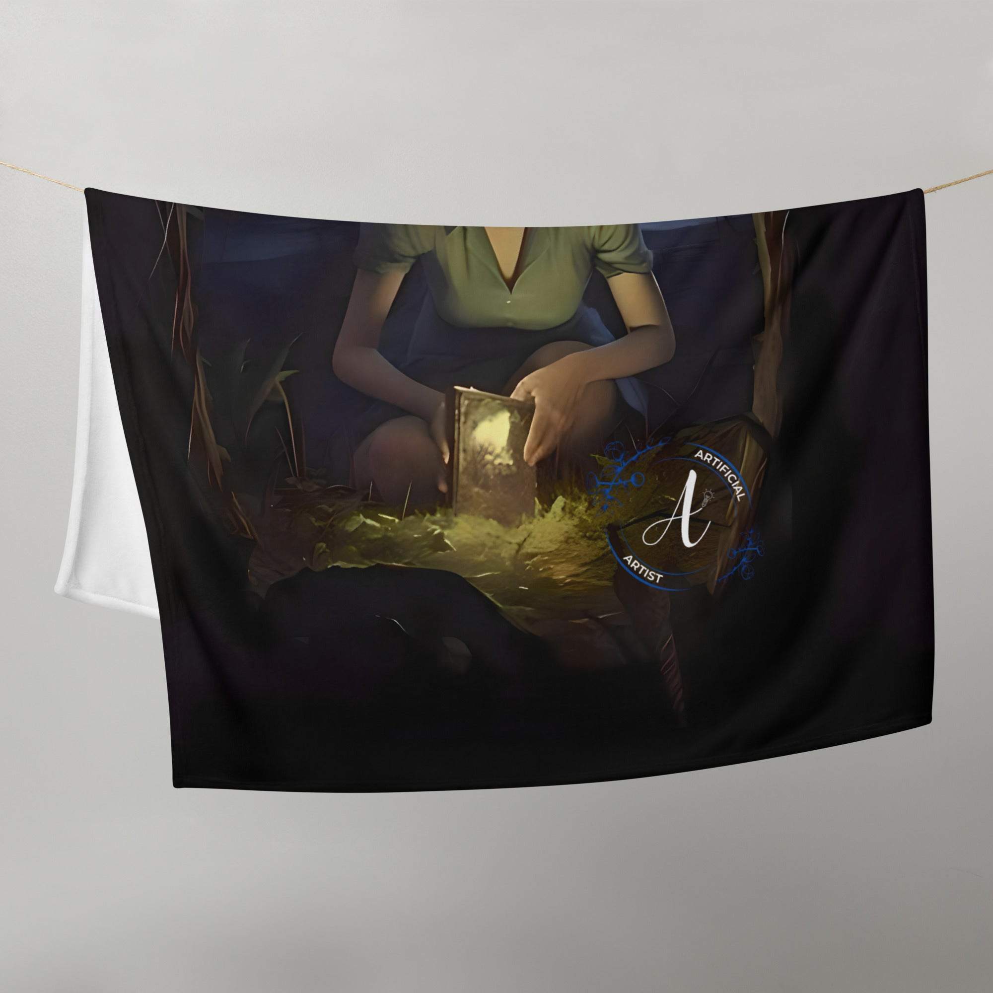 The Clue-Wrapped Cuddle - Throw Blanket
