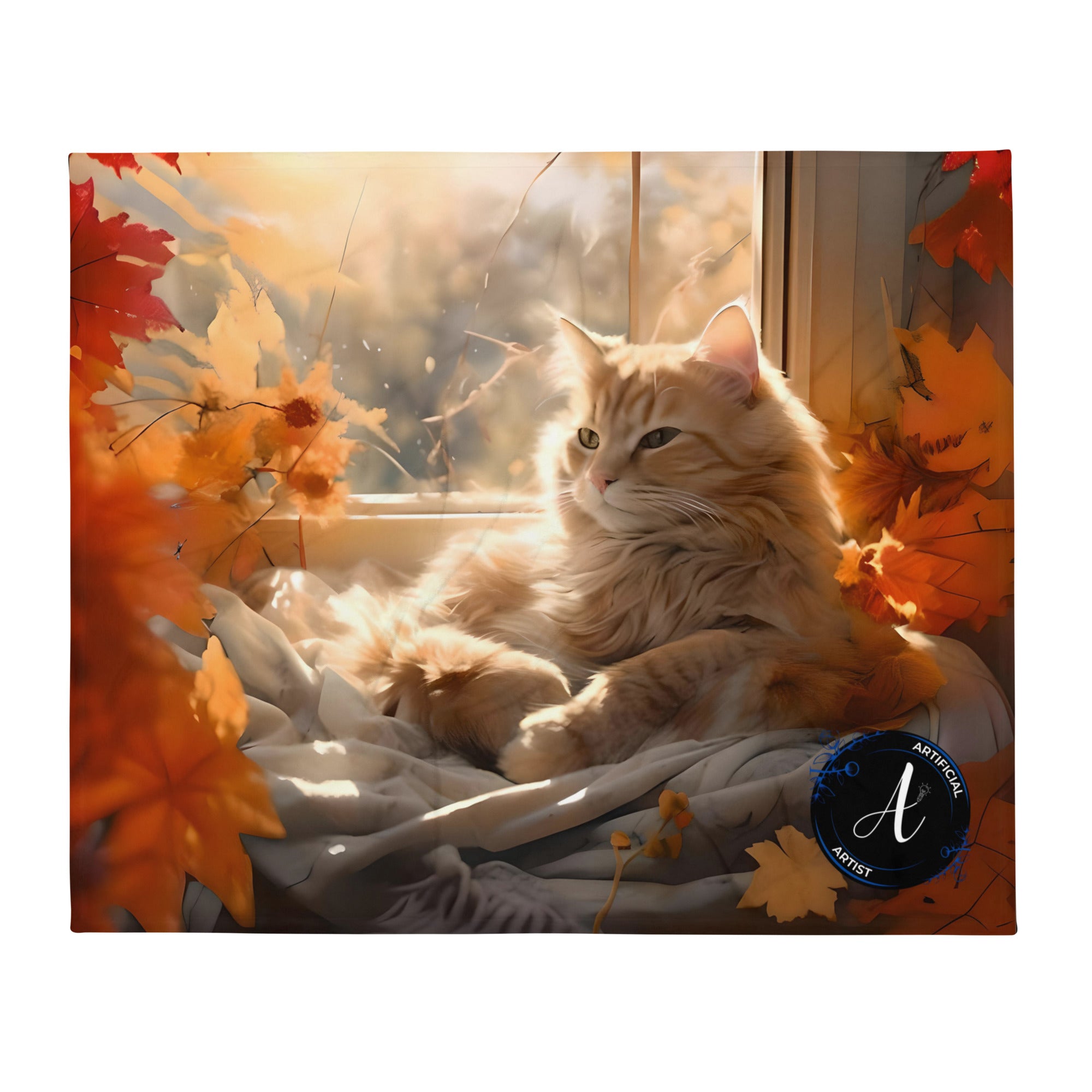 Purrfect Peace - Throw Blanket