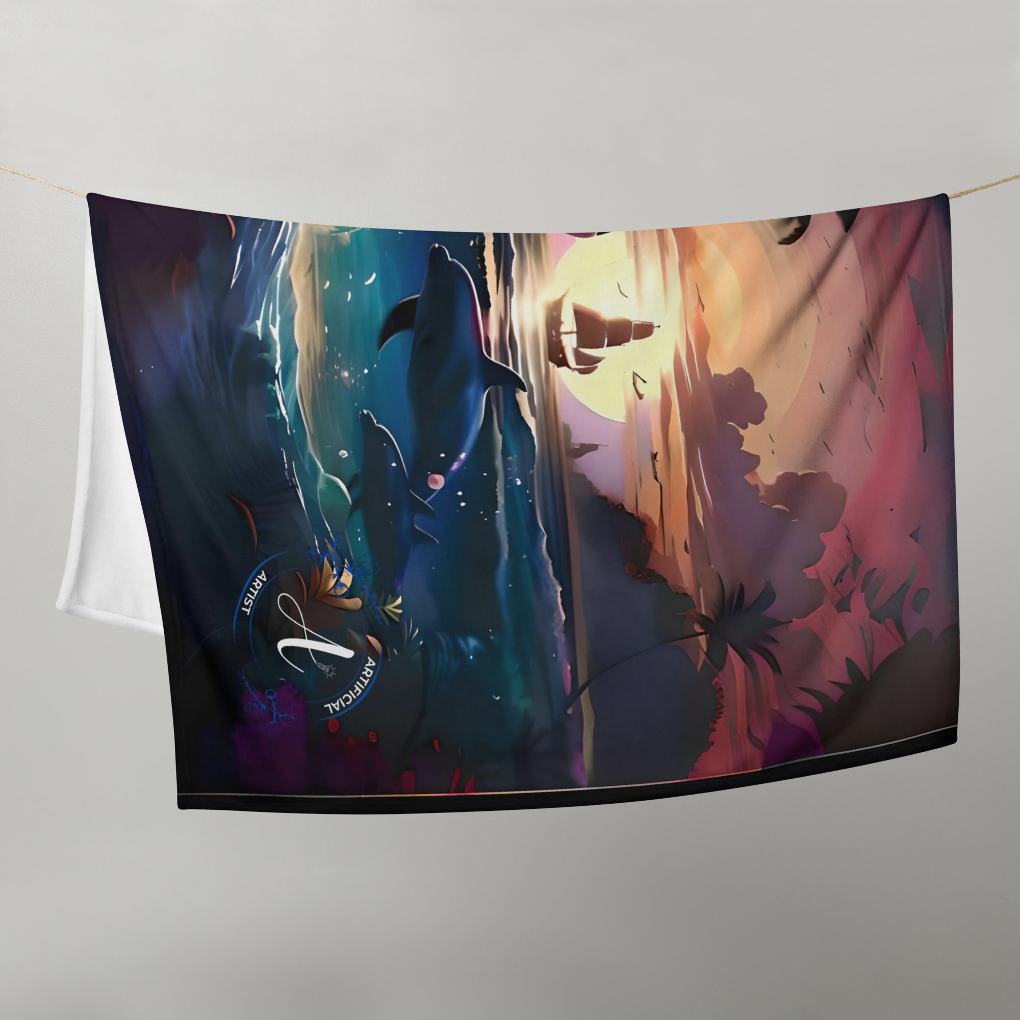 Sunset Sail Serenity - Throw Blanket