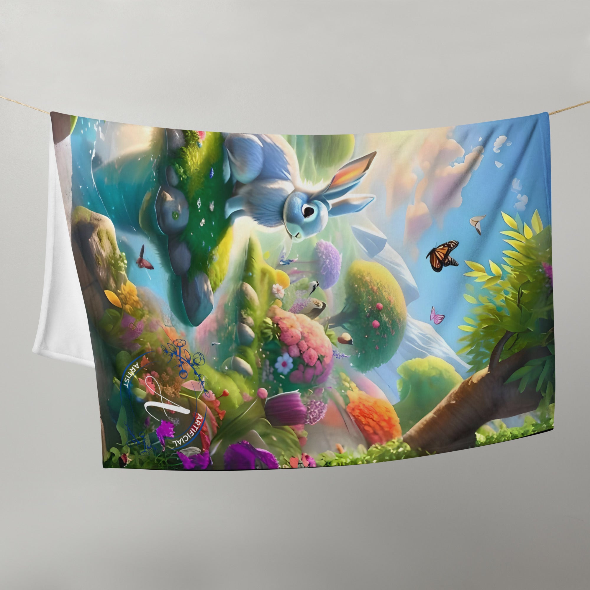Bunny Bliss Blanket - Throw Blanket