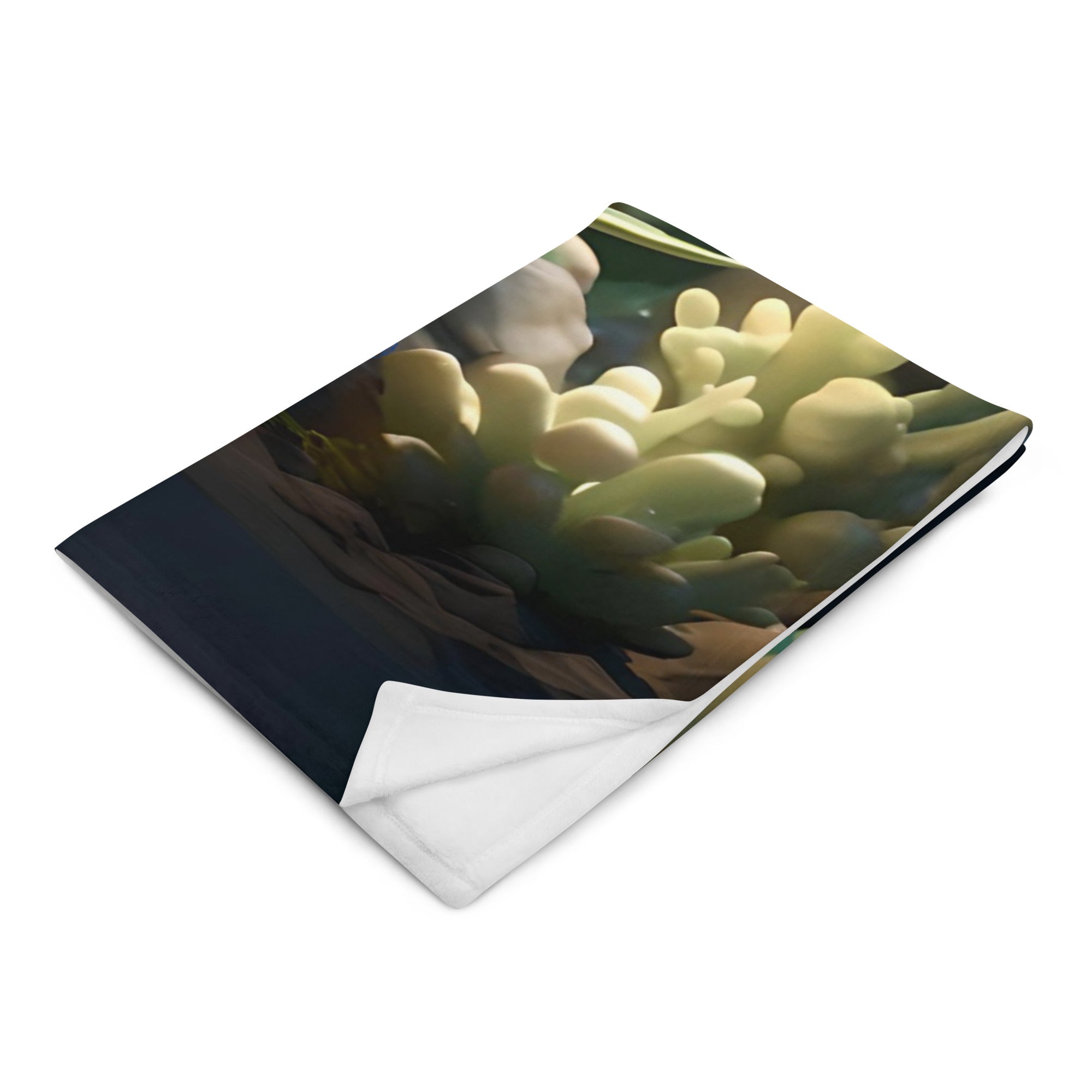 Starry Cactus - Throw Blanket (extra soft)