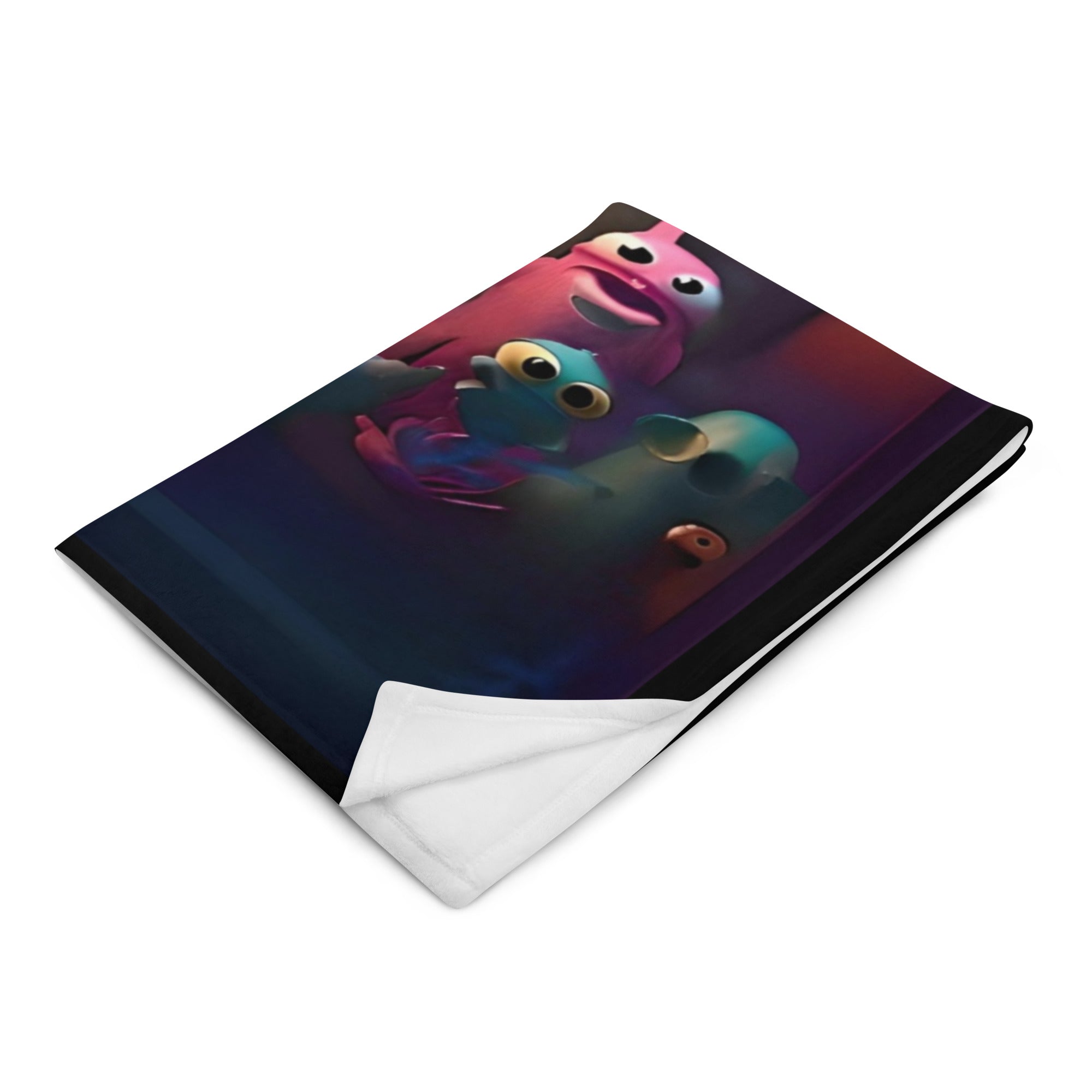 Jar of Friends Throw Blanket - Soft Polyester Art Print Blanket