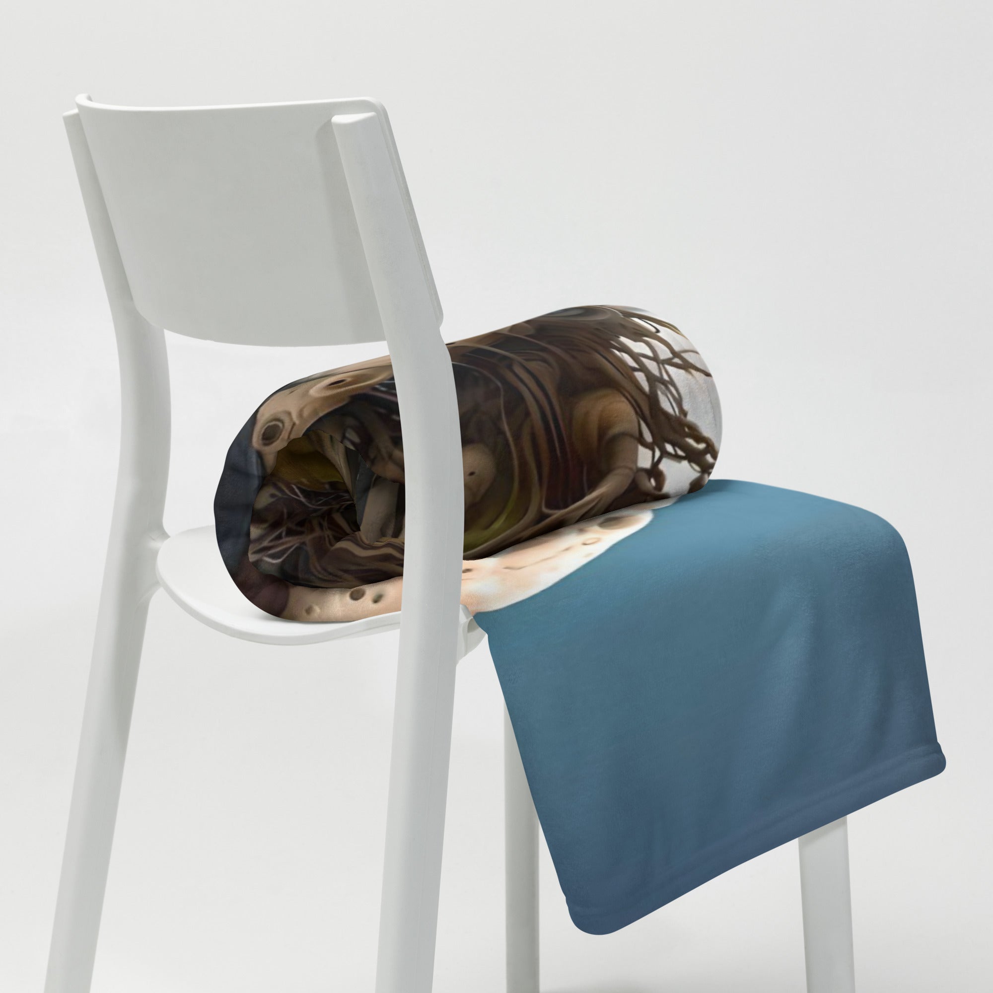 Alien Art Throw Blanket - Soft Polyester Digital Print Design