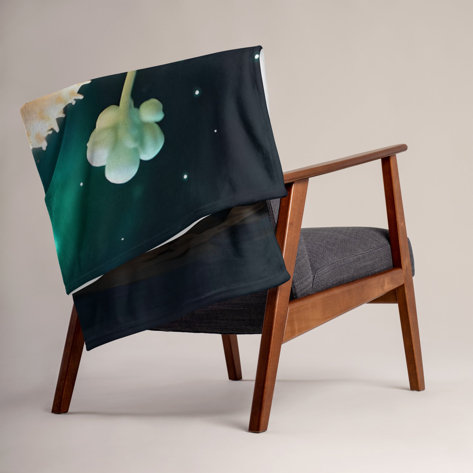 Starry Cactus - Throw Blanket (extra soft)