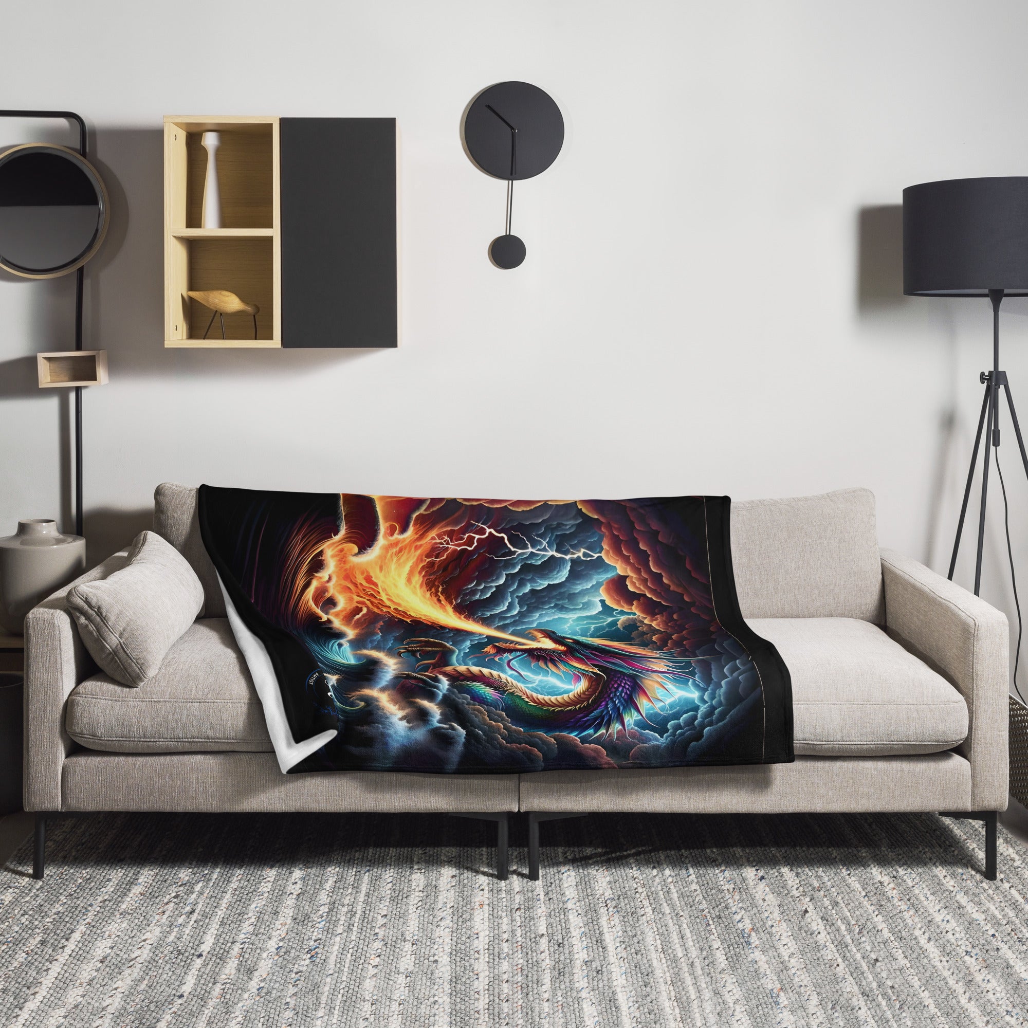 Inferno Embrace - Throw Blanket
