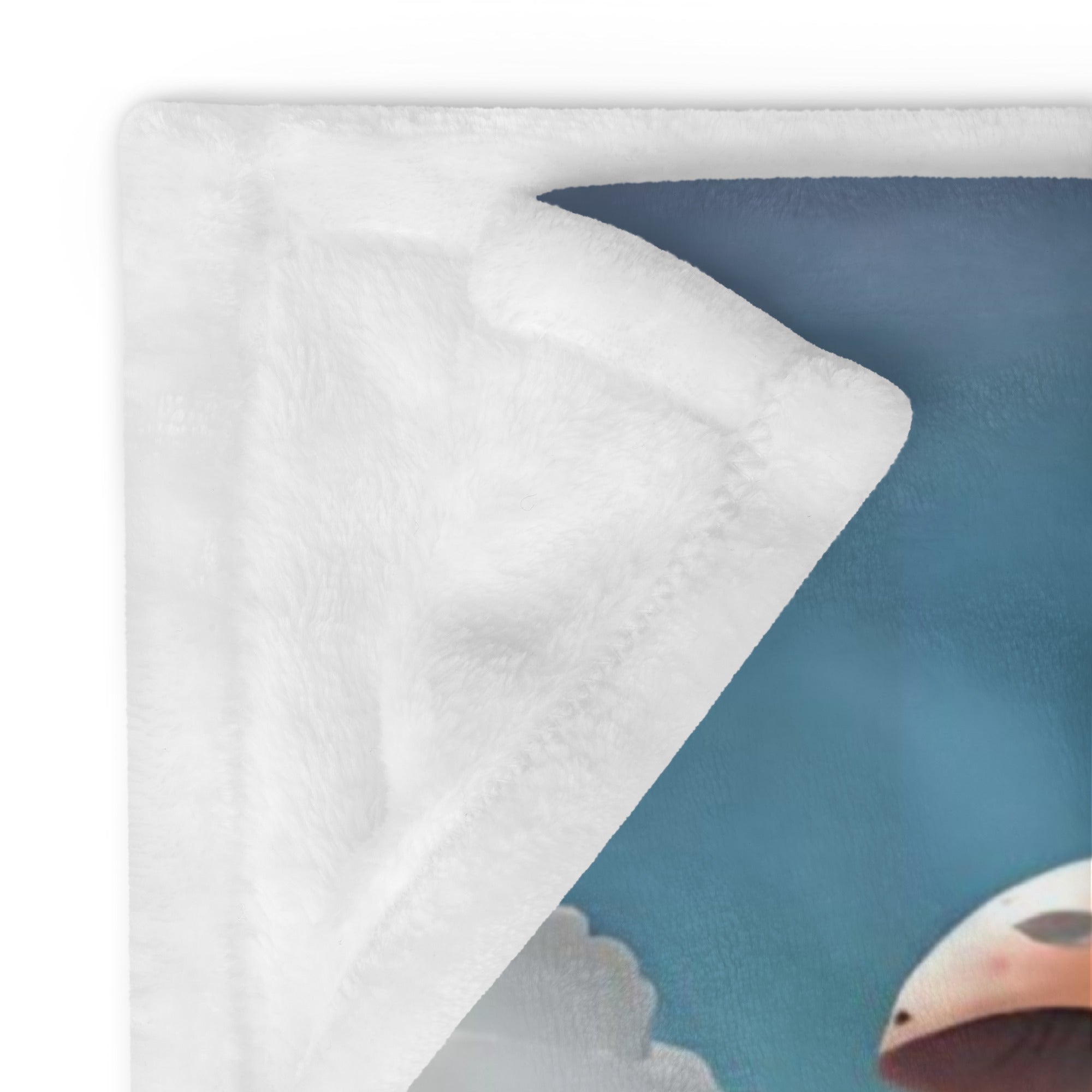 Alien Art Throw Blanket - Soft Polyester Digital Print Design