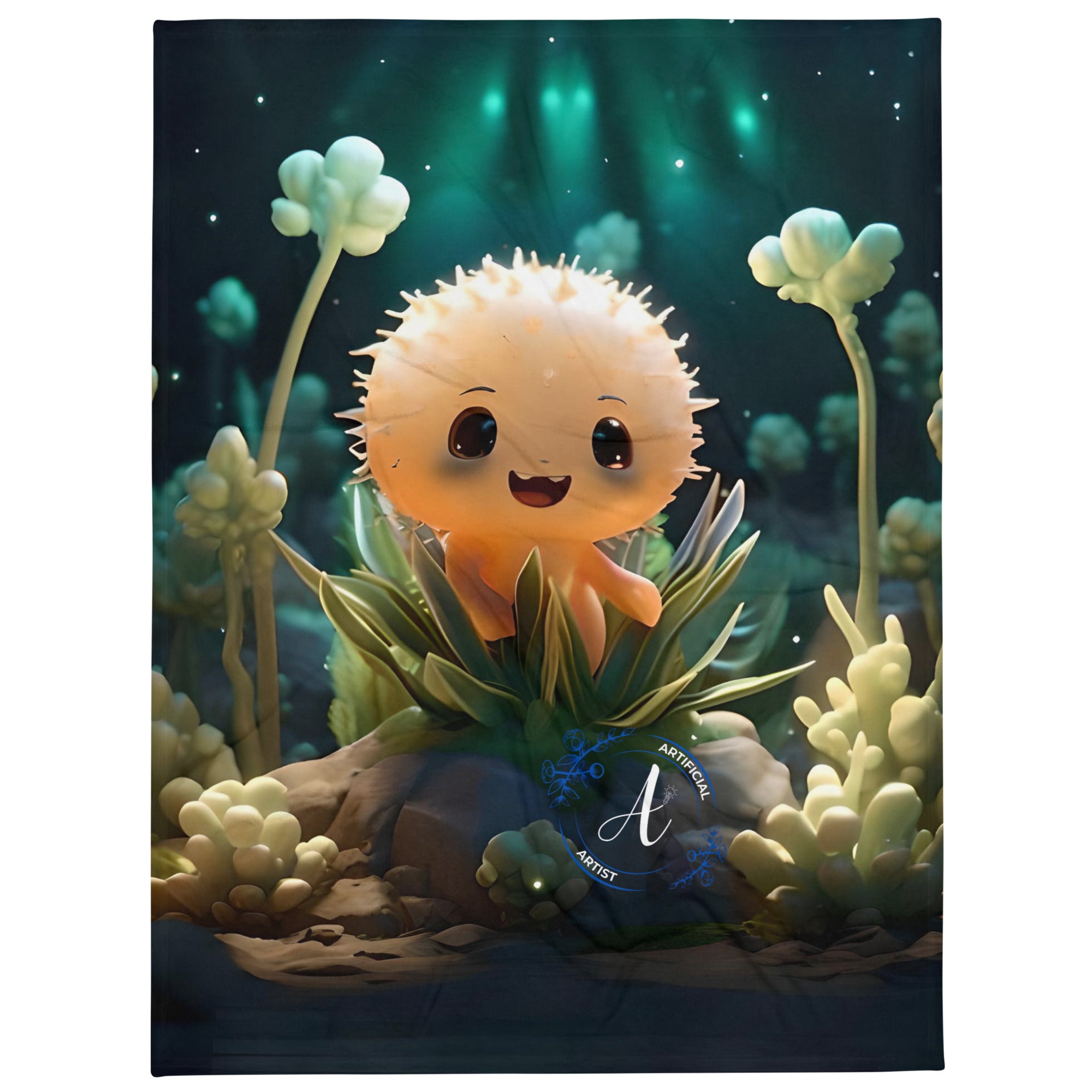 Starry Cactus - Throw Blanket (extra soft)
