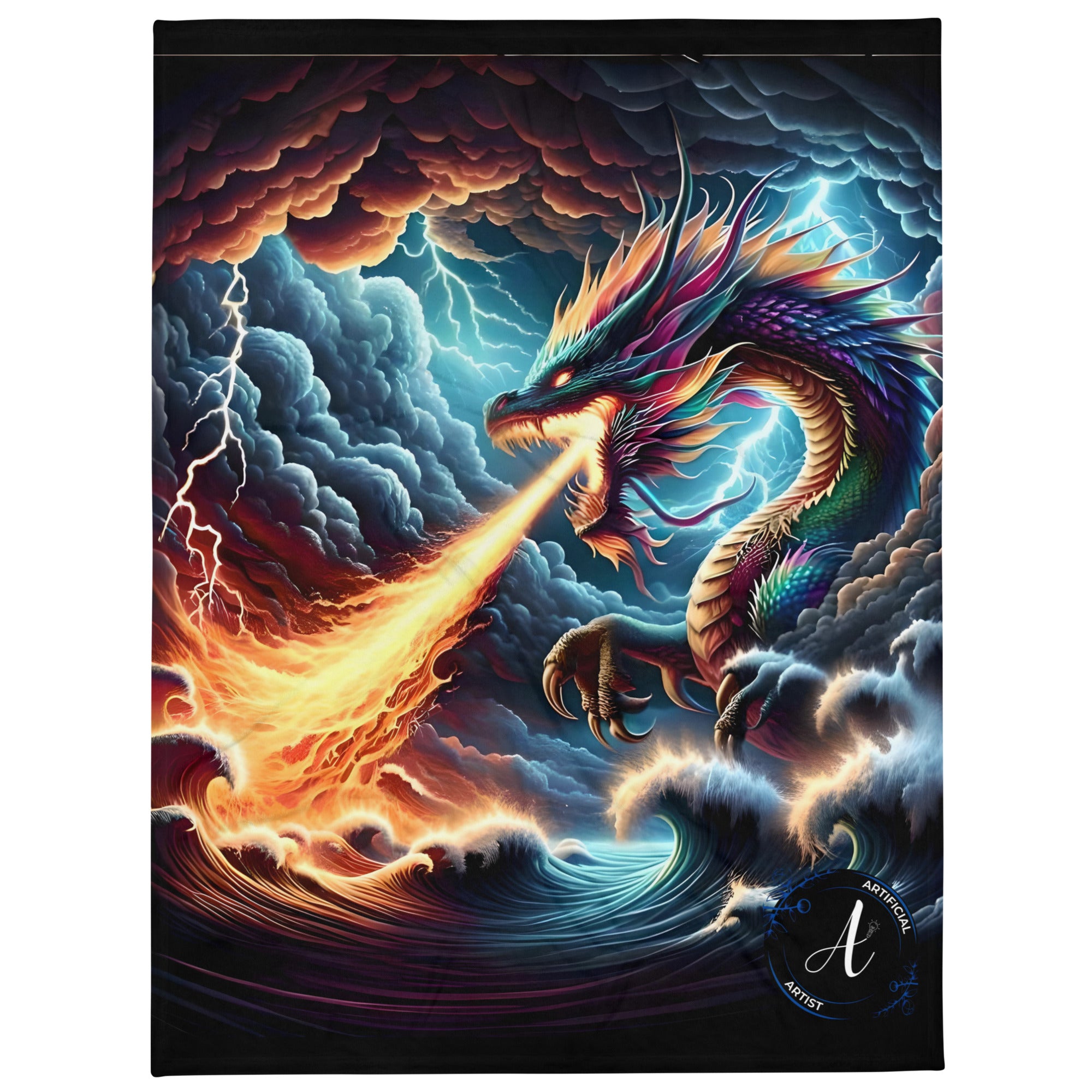 Inferno Embrace - Throw Blanket