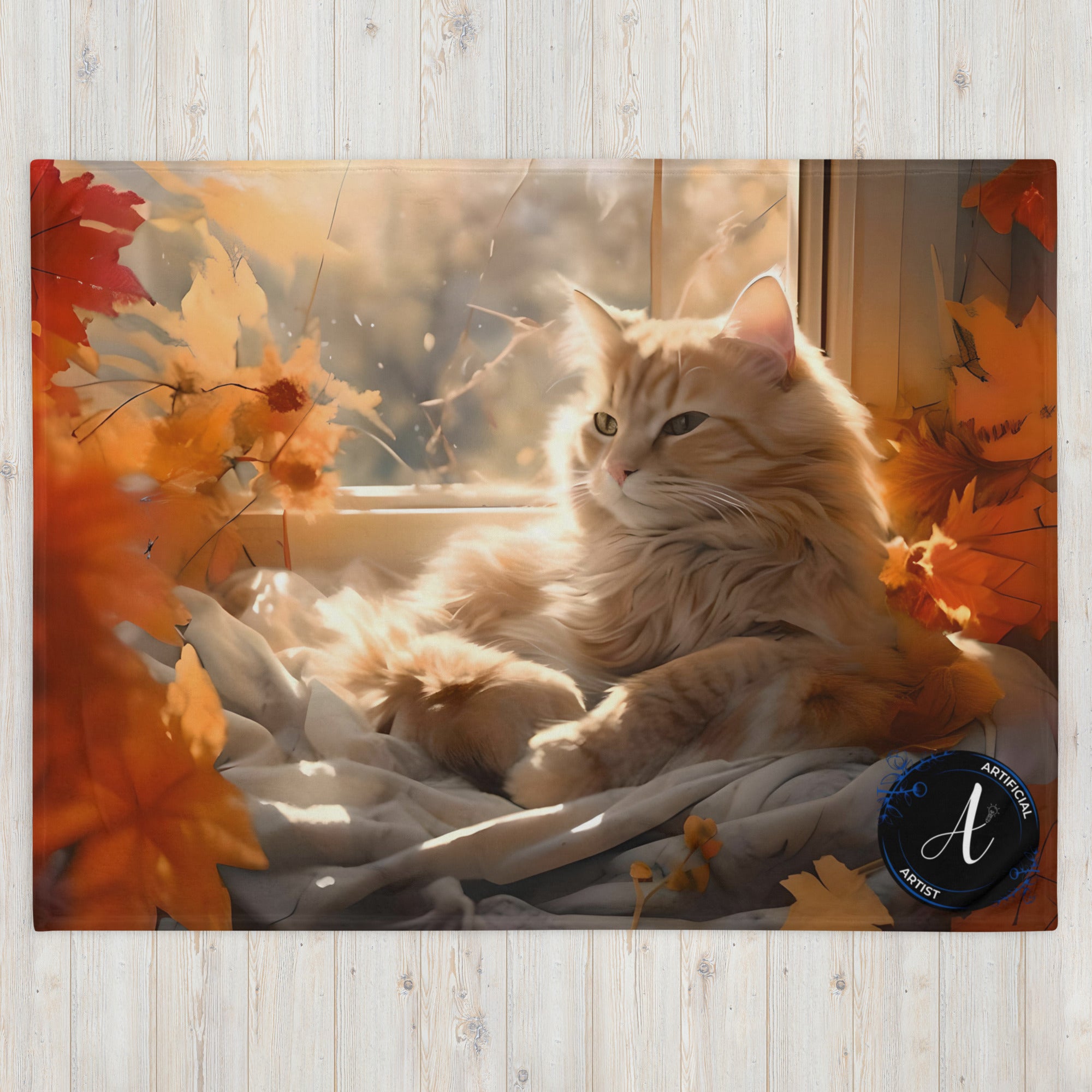 Purrfect Peace - Throw Blanket