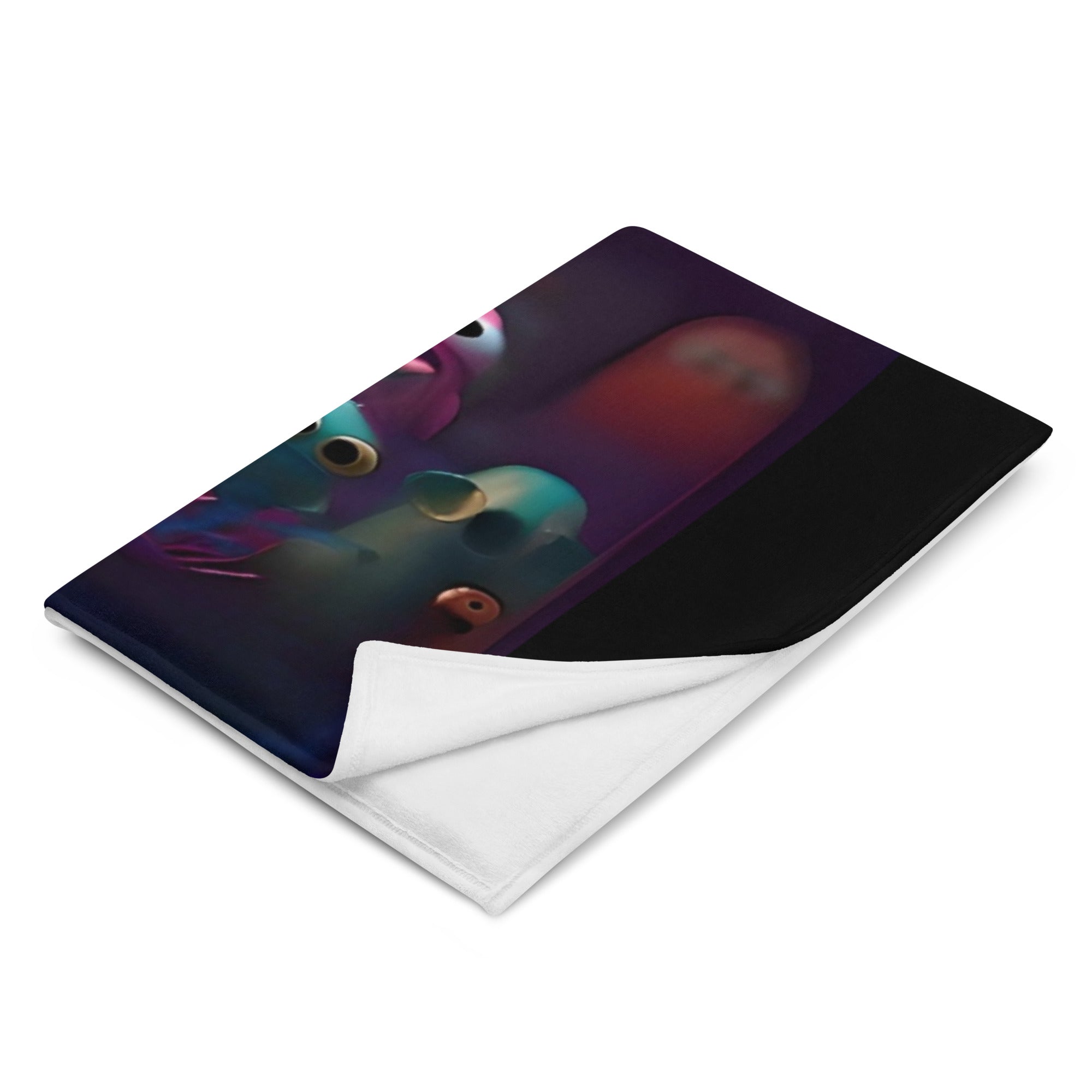 Jar of Friends Throw Blanket - Soft Polyester Art Print Blanket