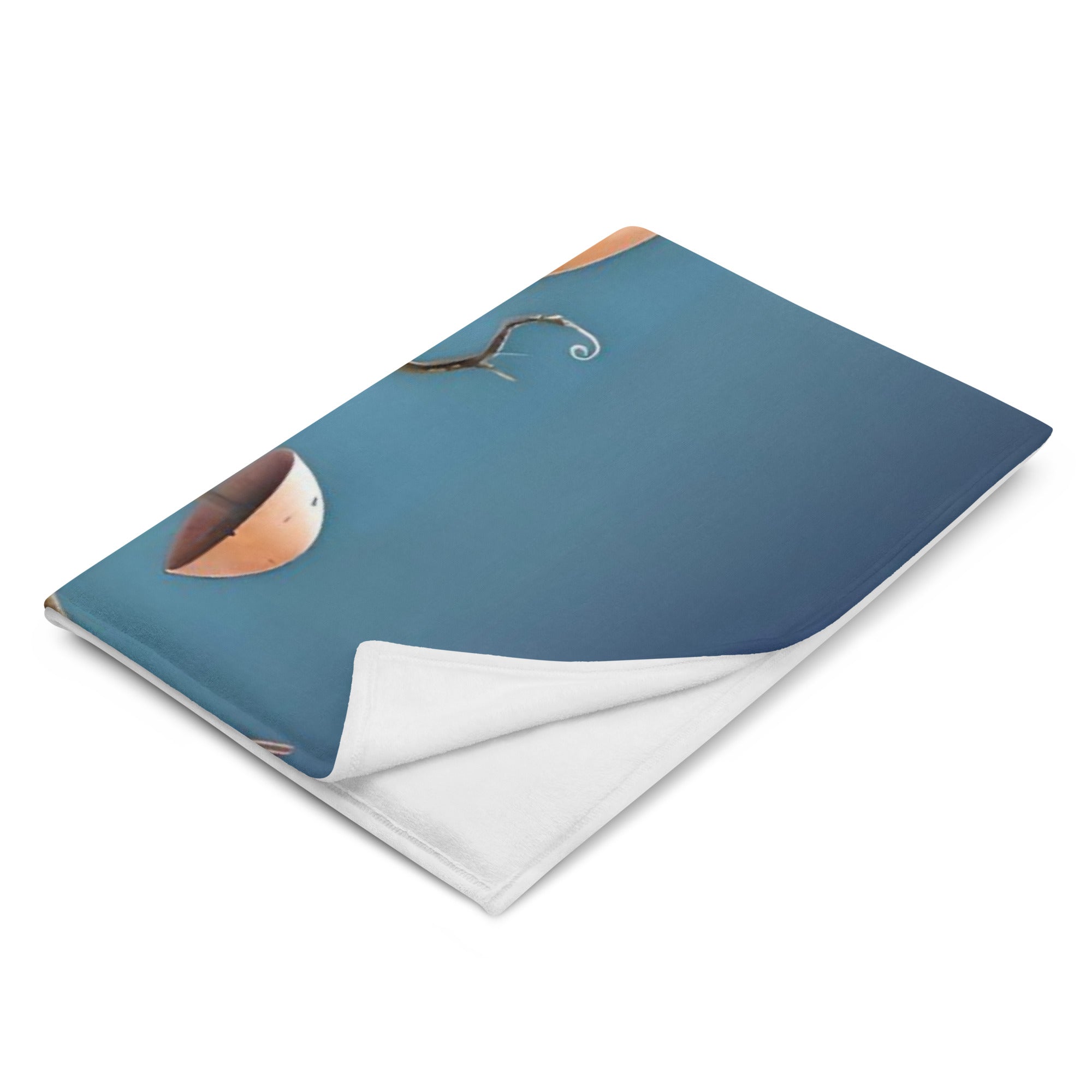 Alien Art Throw Blanket - Soft Polyester Digital Print Design