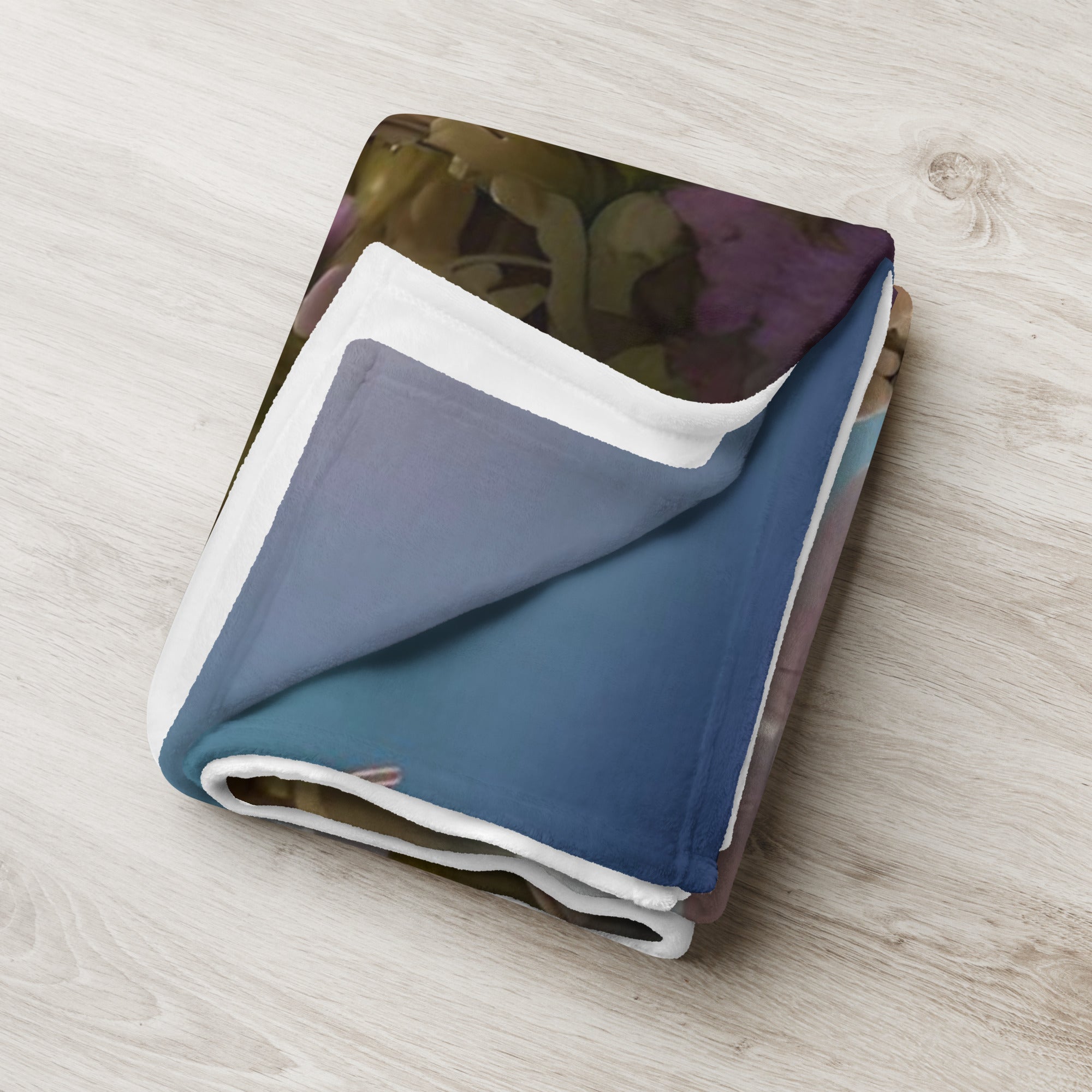 Alien Art Throw Blanket - Soft Polyester Digital Print Design