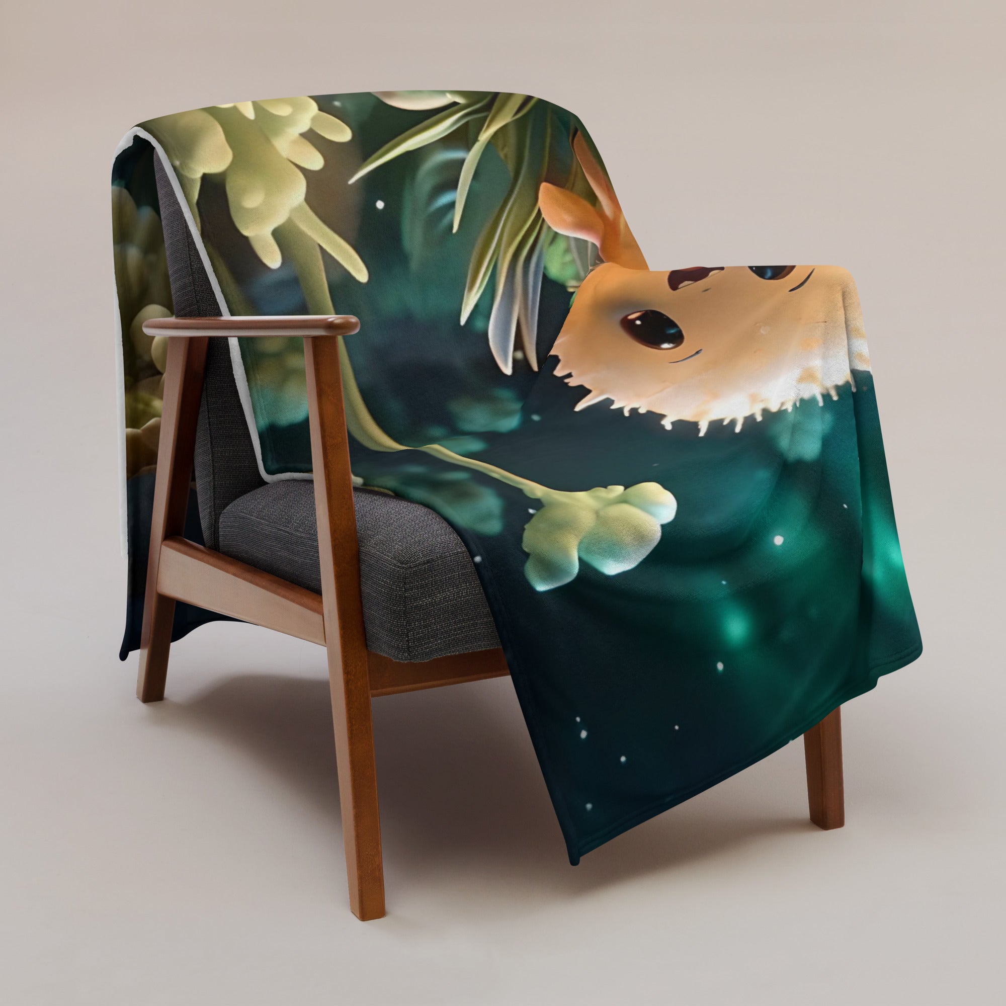 Starry Cactus - Throw Blanket (extra soft)