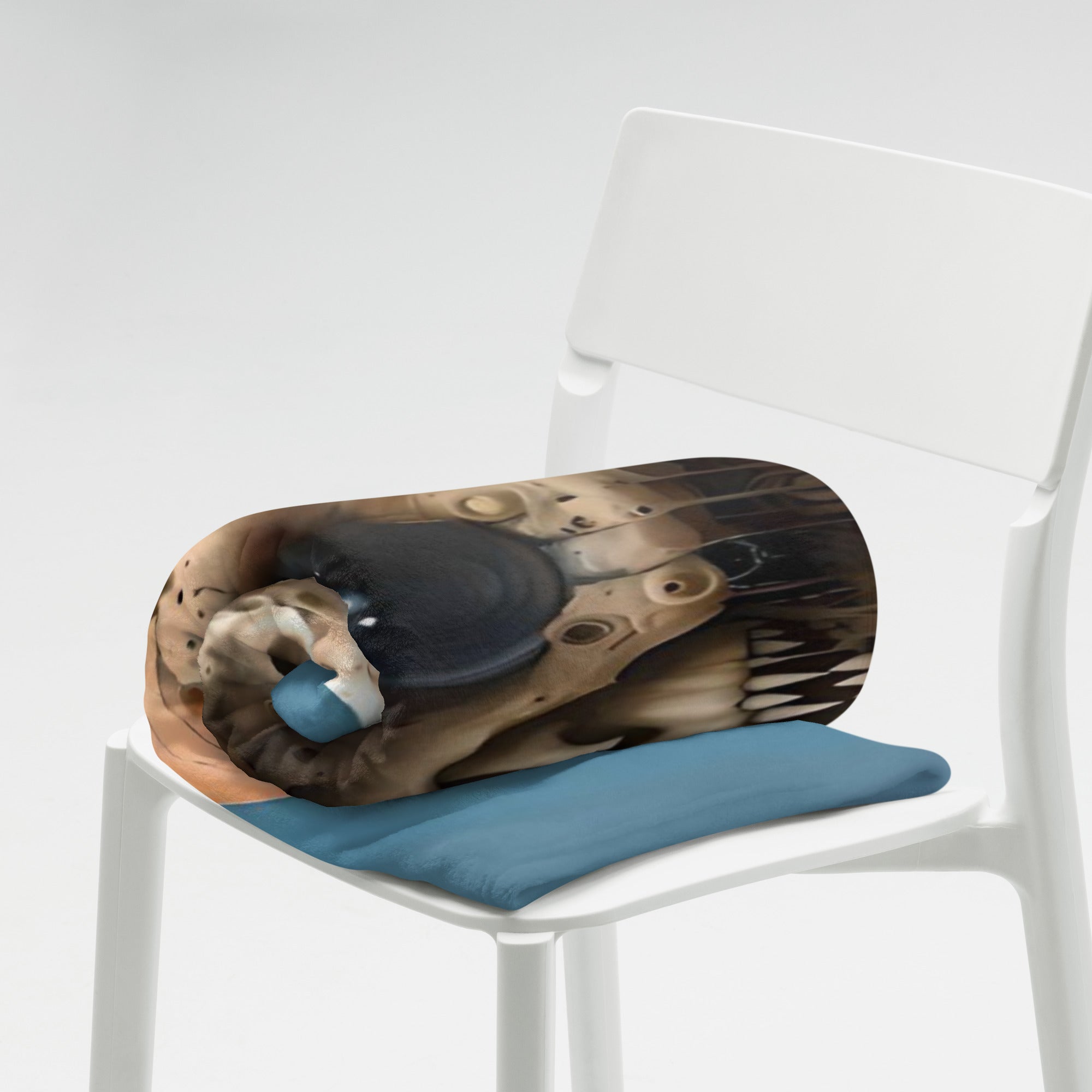 Alien Art Throw Blanket - Soft Polyester Digital Print Design