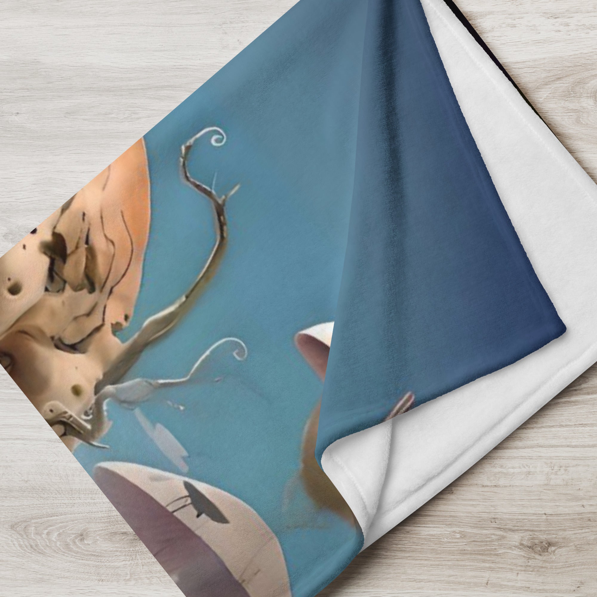 Alien Art Throw Blanket - Soft Polyester Digital Print Design