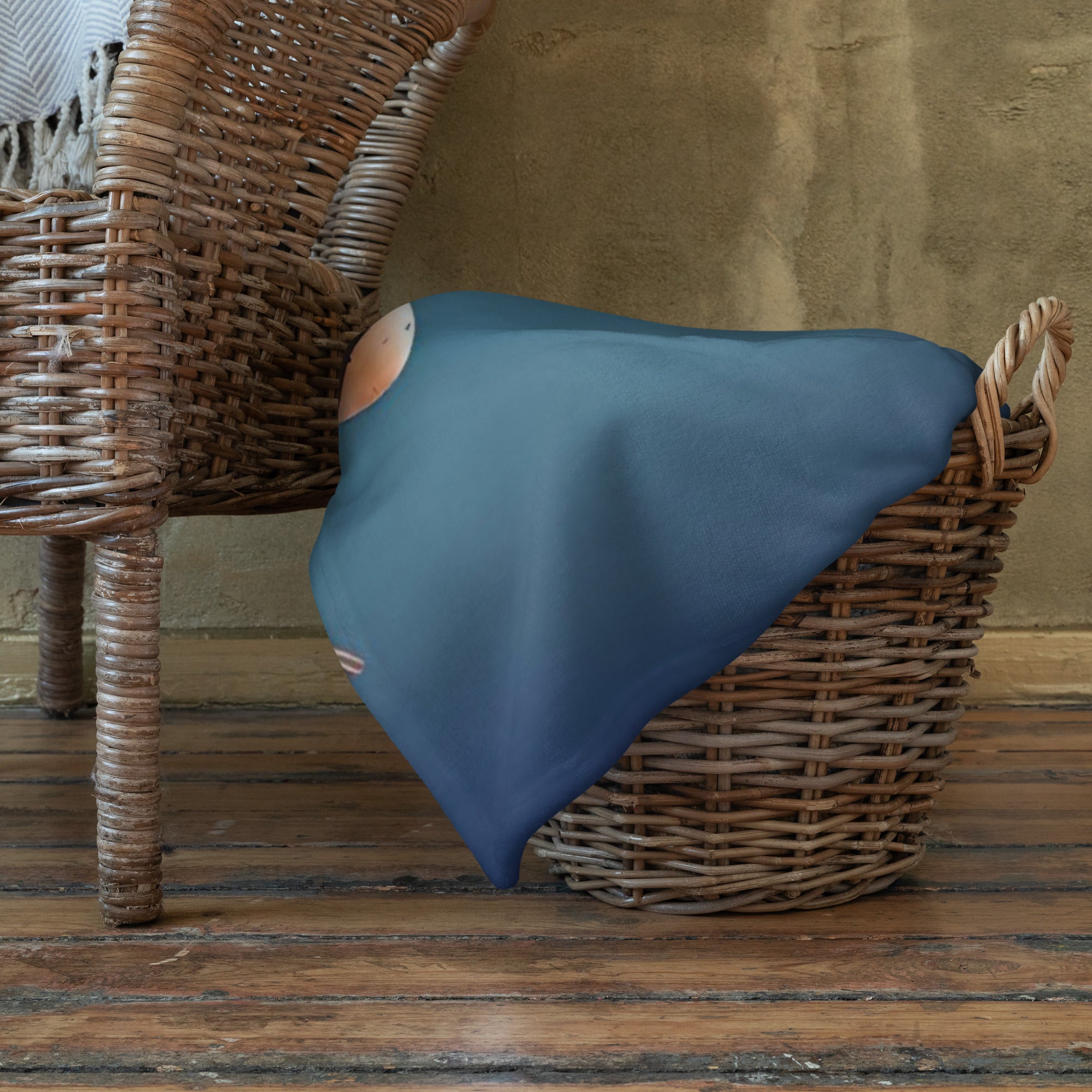 Alien Art Throw Blanket - Soft Polyester Digital Print Design