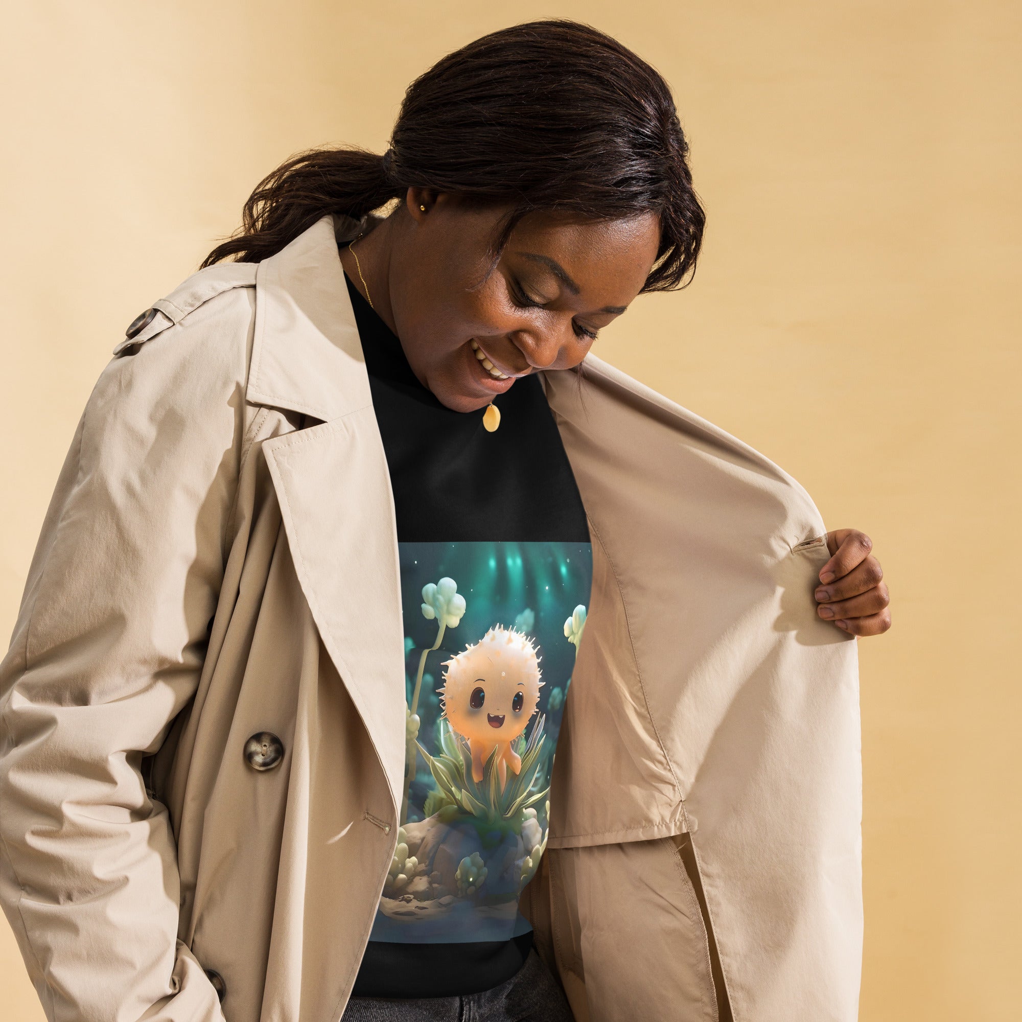 Starry Cactus Cotton Sweatshirt - Premium Art Design Fleece