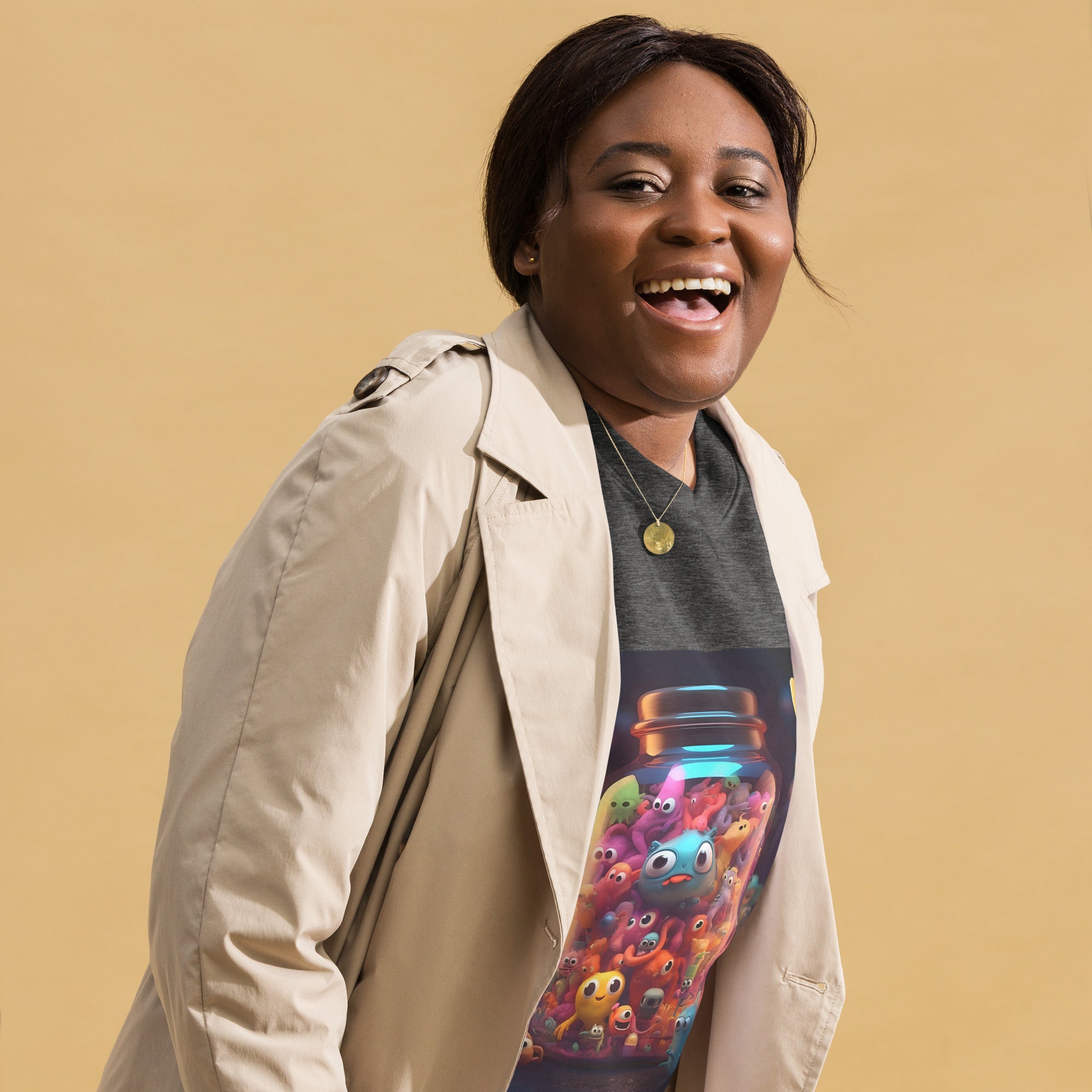 Jar of Friends Cotton Fleece Sweatshirt - Premium Art Design