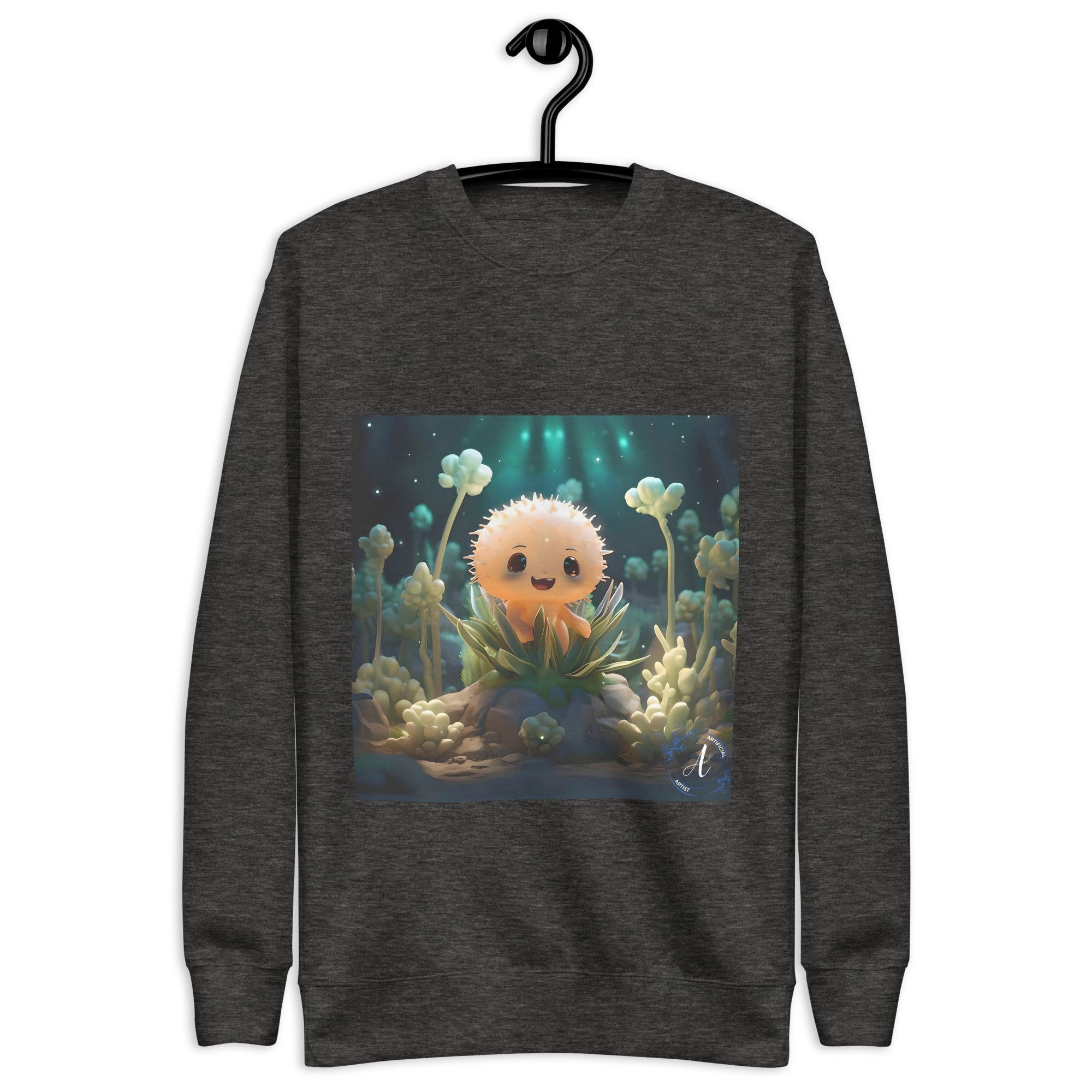 Starry Cactus Cotton Sweatshirt - Premium Art Design Fleece