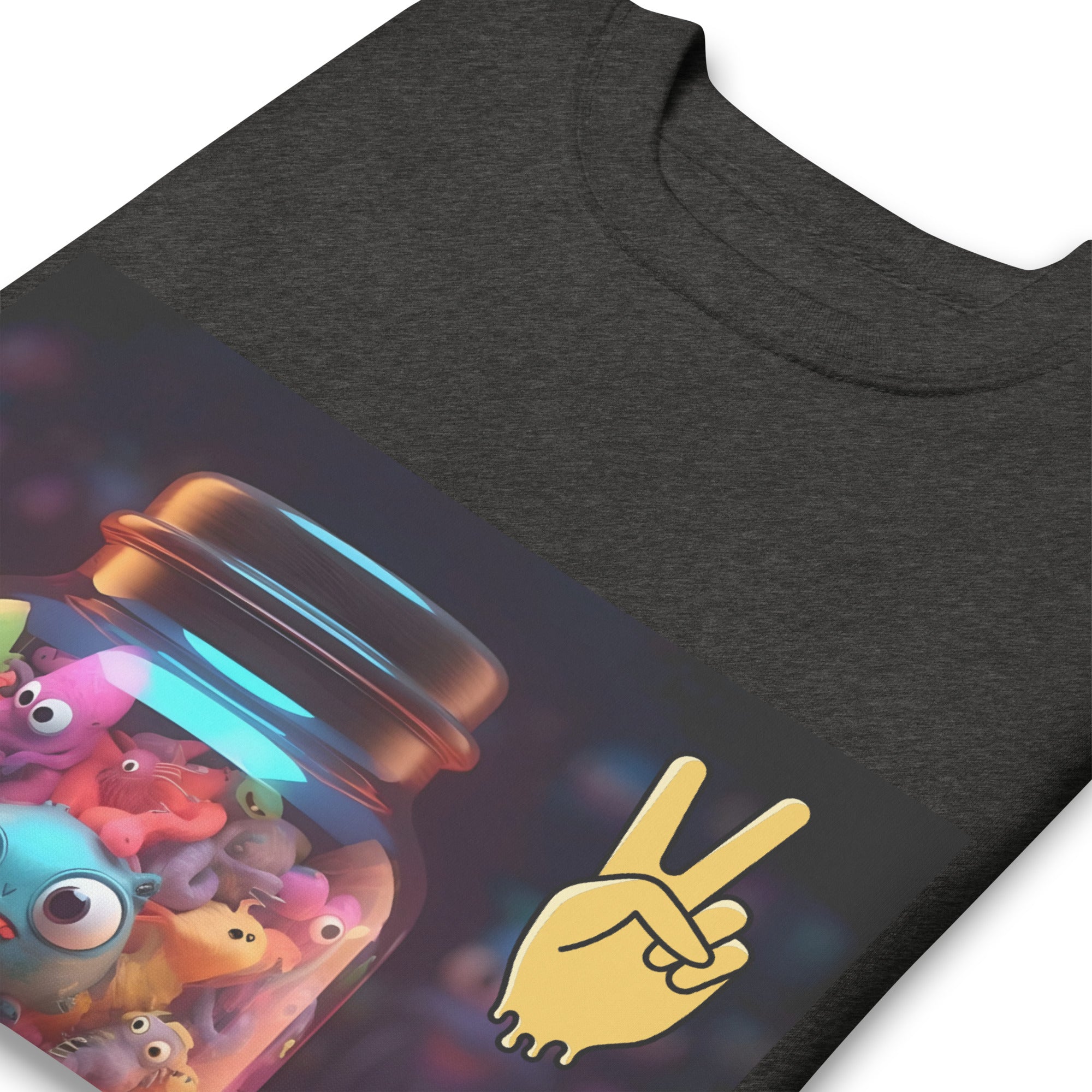 Jar of Friends Cotton Fleece Sweatshirt - Premium Art Design