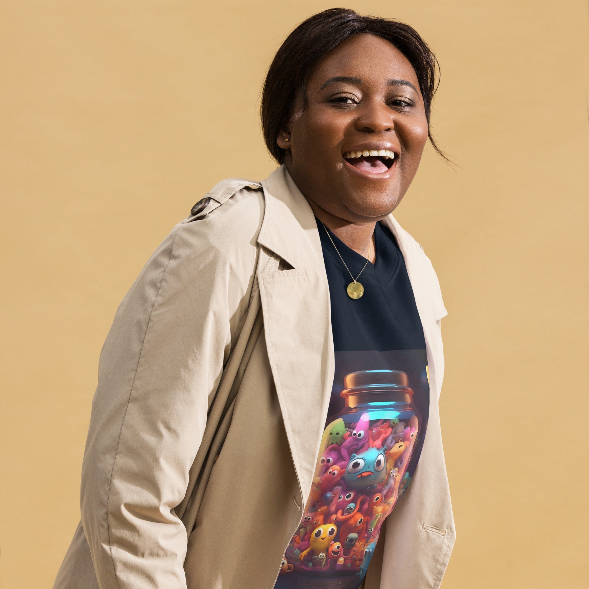 Jar of Friends Cotton Fleece Sweatshirt - Premium Art Design