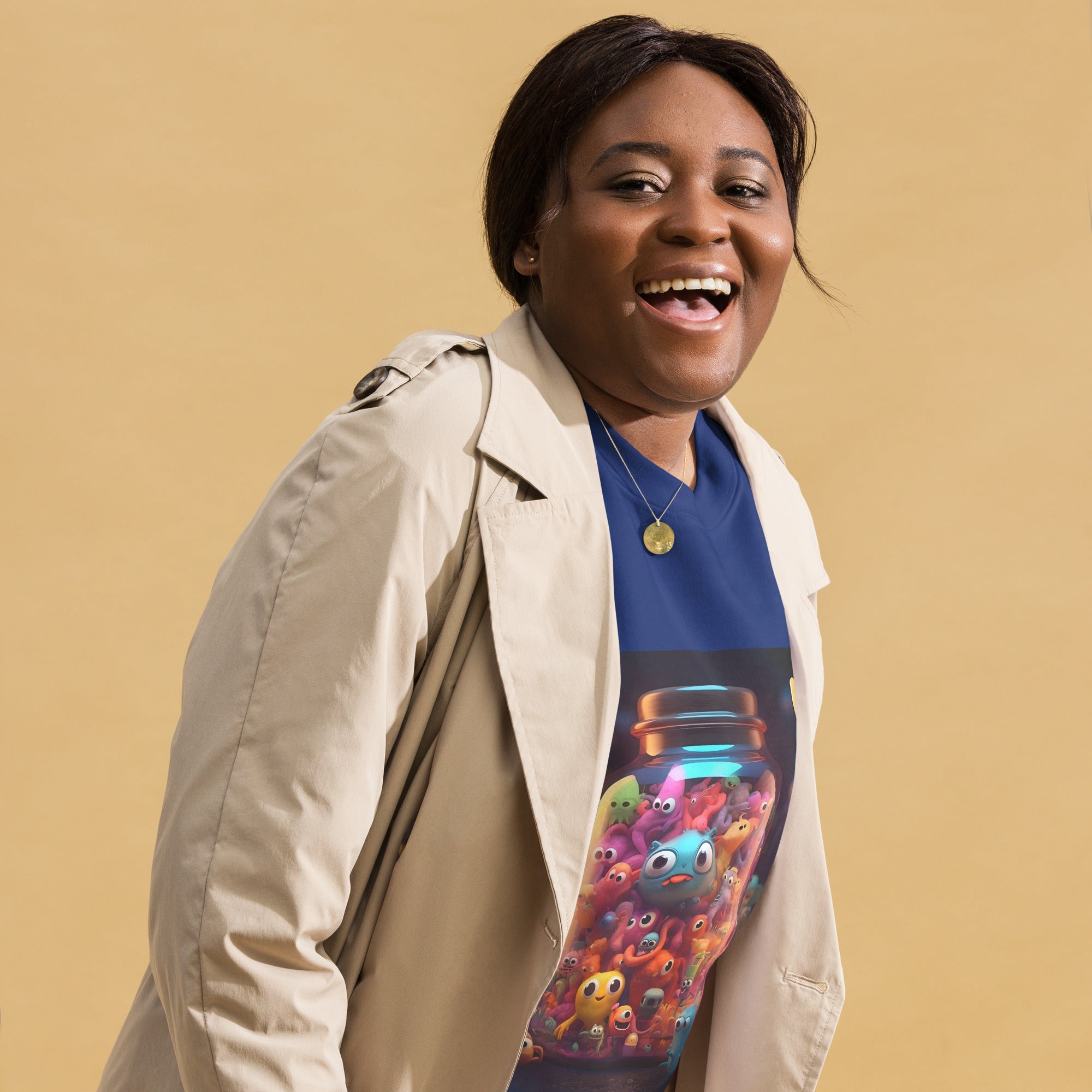 Jar of Friends Cotton Fleece Sweatshirt - Premium Art Design