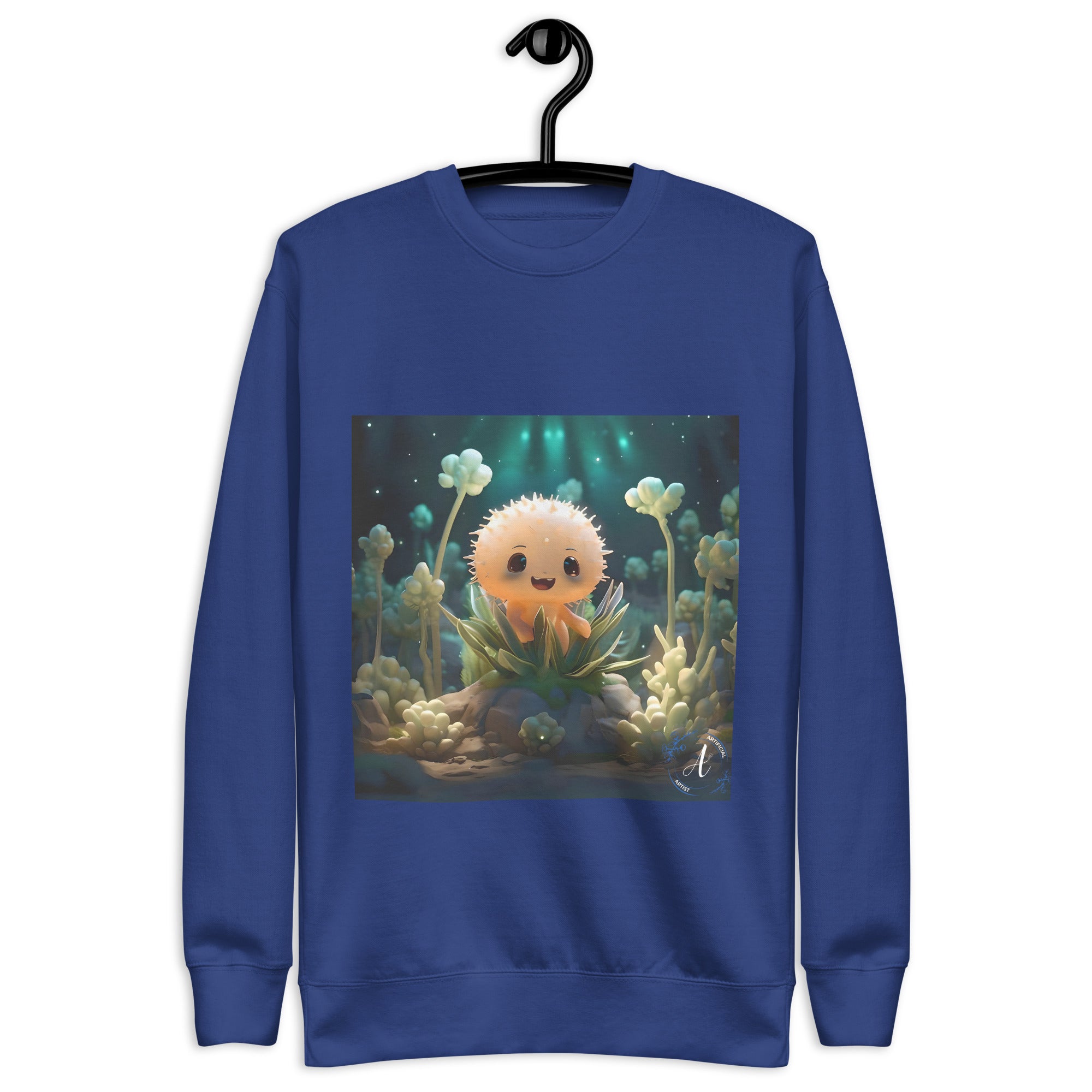 Starry Cactus Cotton Sweatshirt - Premium Art Design Fleece