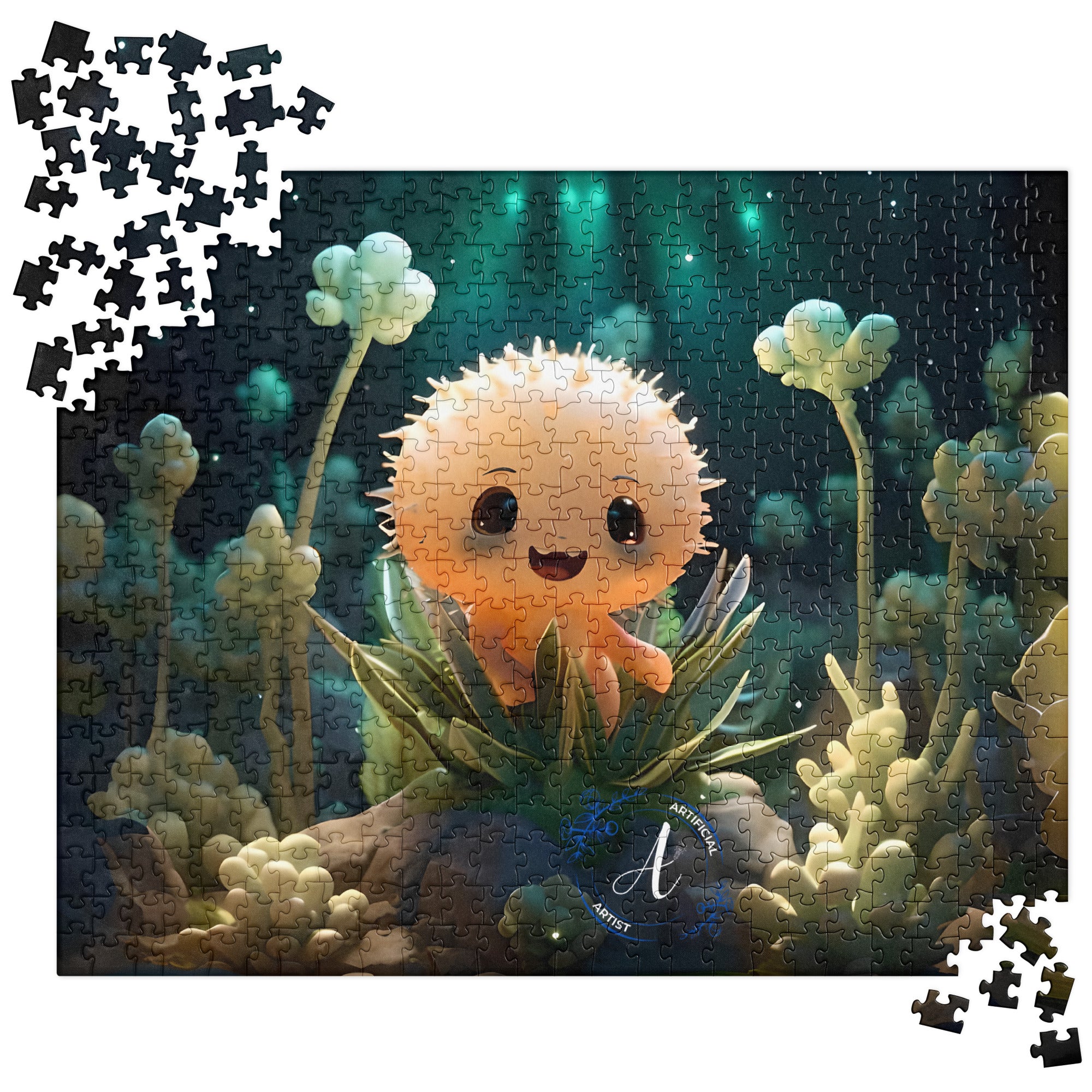 Starry Cactus - Jigsaw Puzzle
