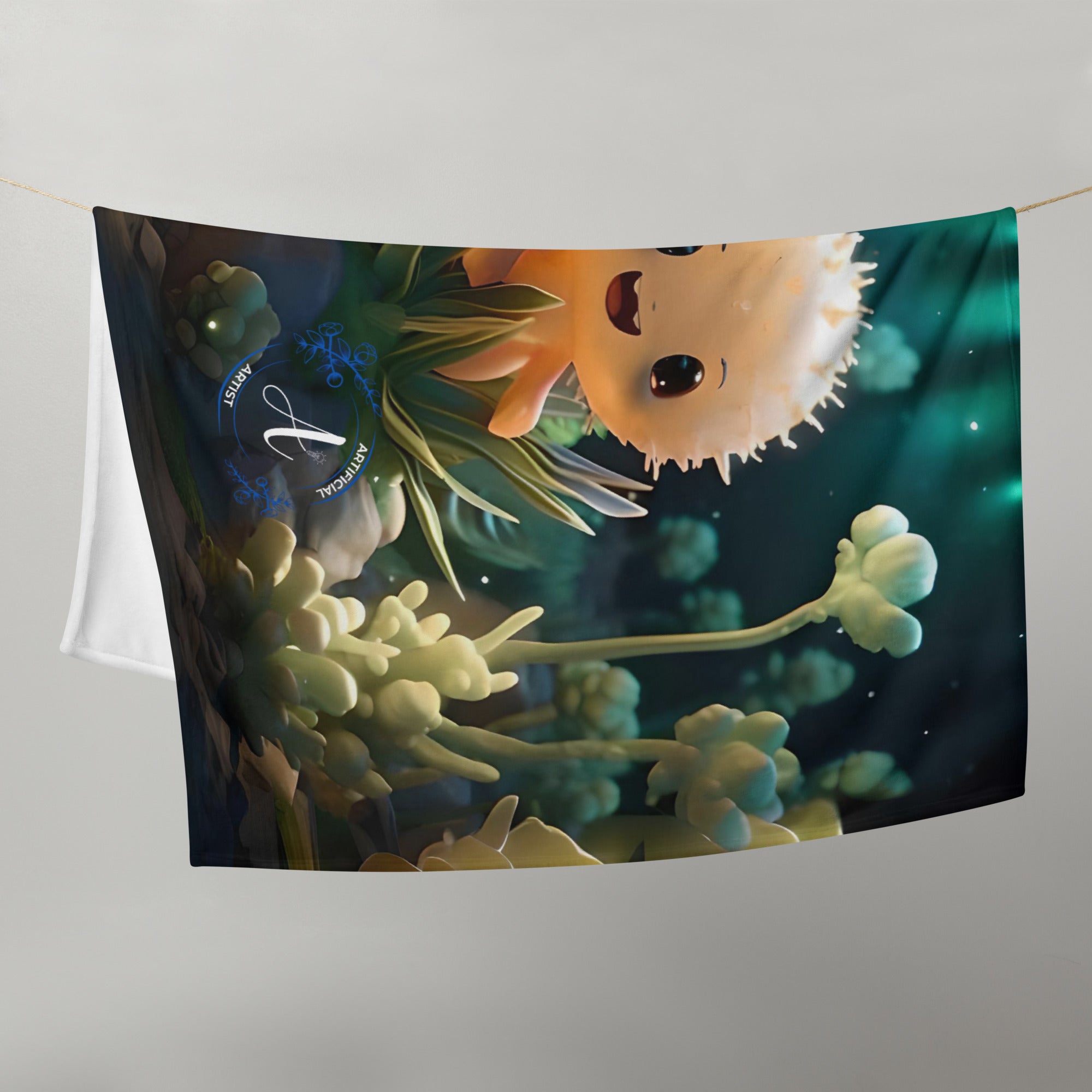 Starry Cactus - Throw Blanket (extra soft)