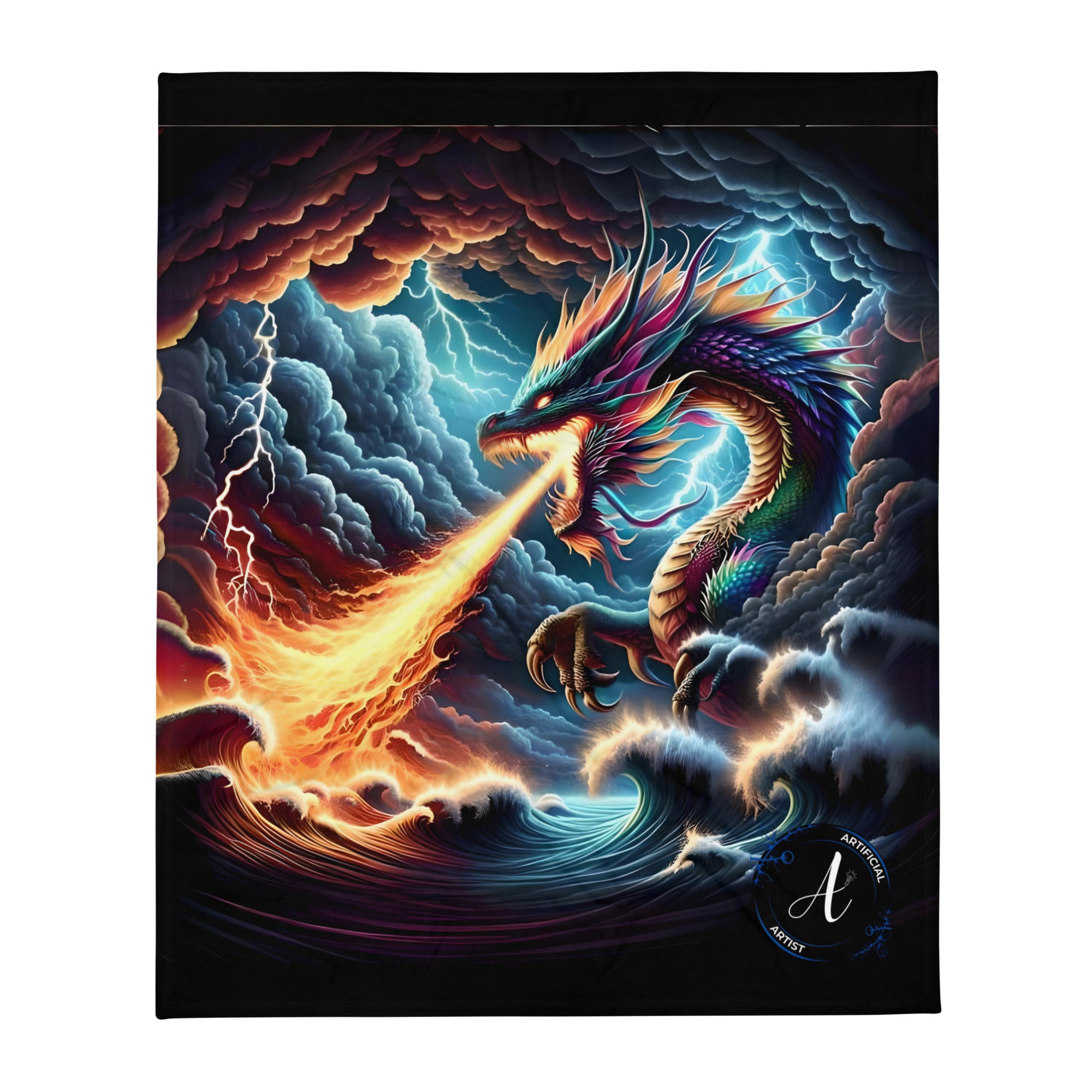Inferno Embrace - Throw Blanket