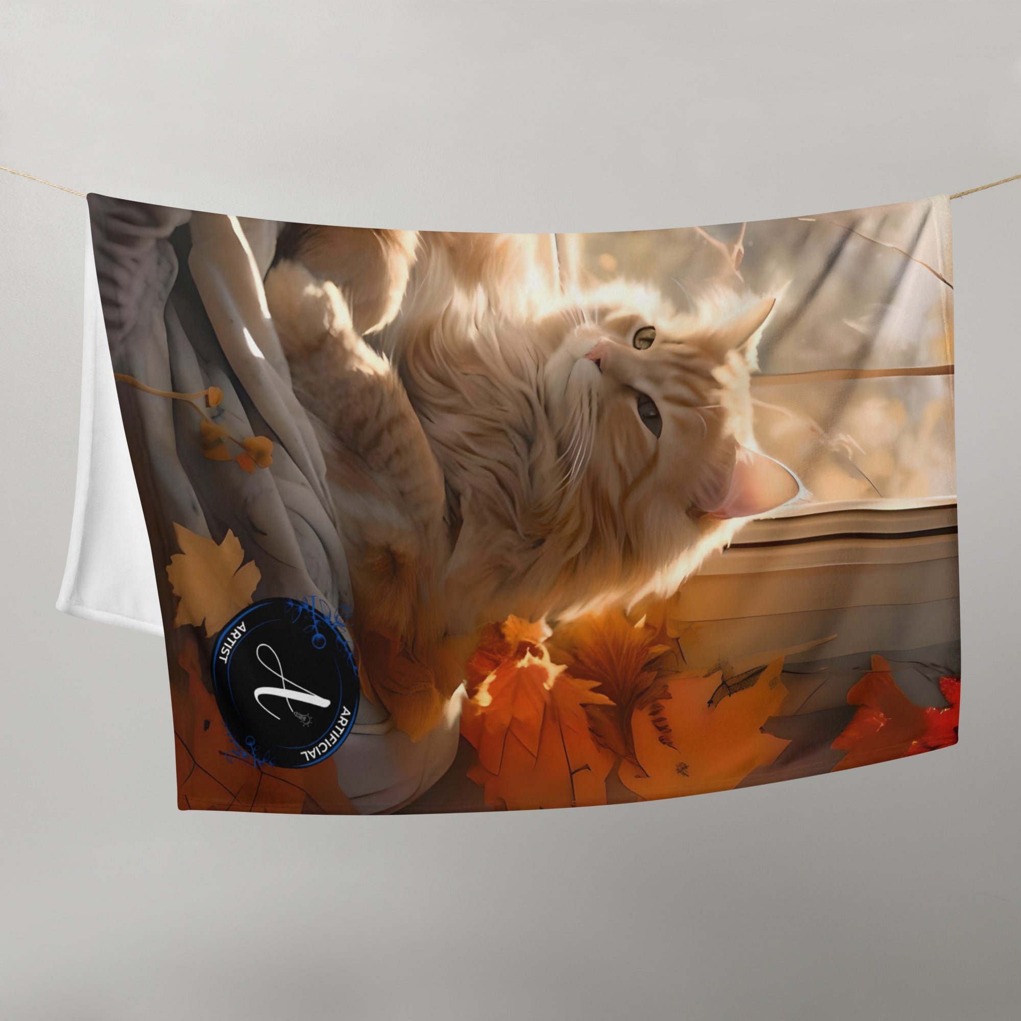 Purrfect Peace - Throw Blanket