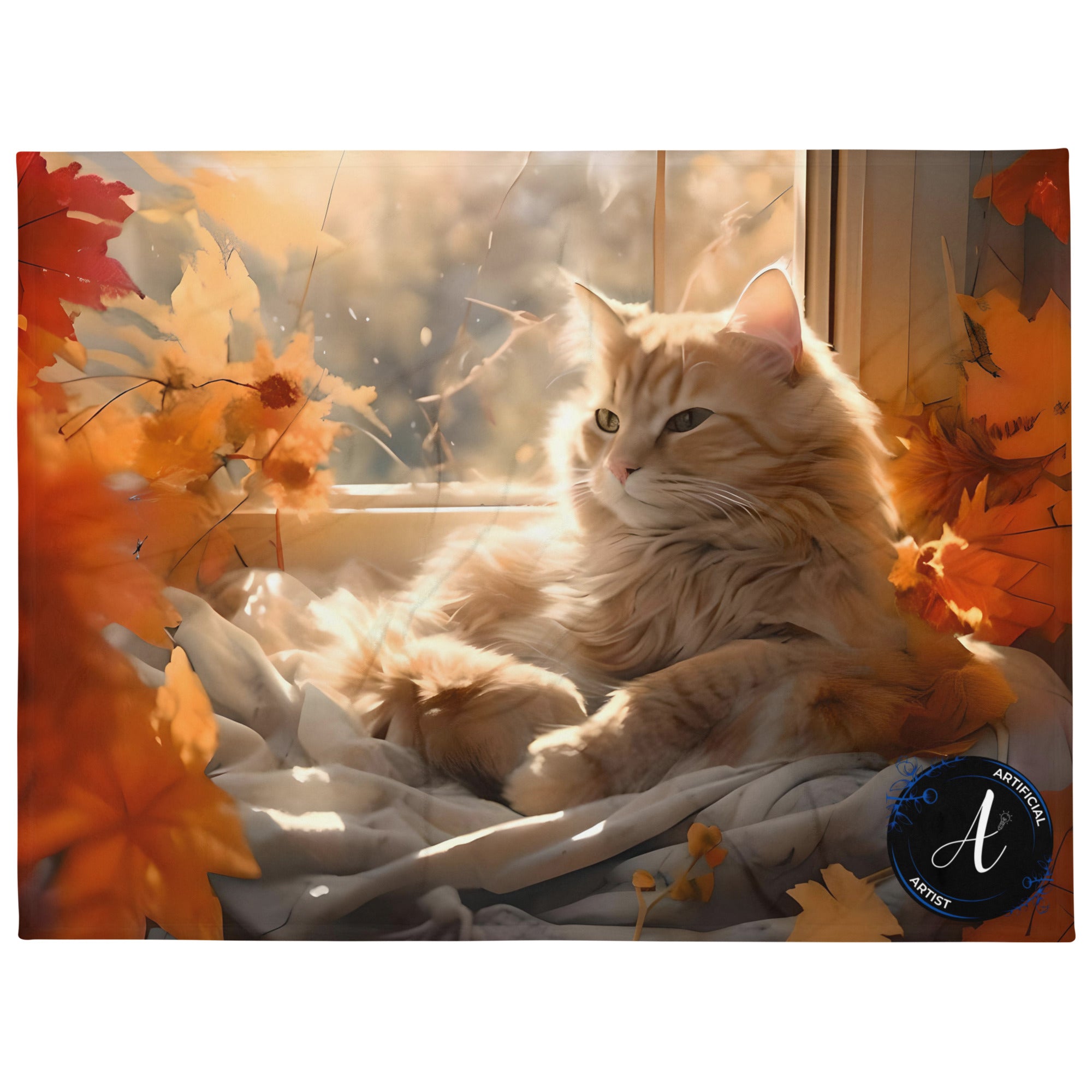 Purrfect Peace - Throw Blanket